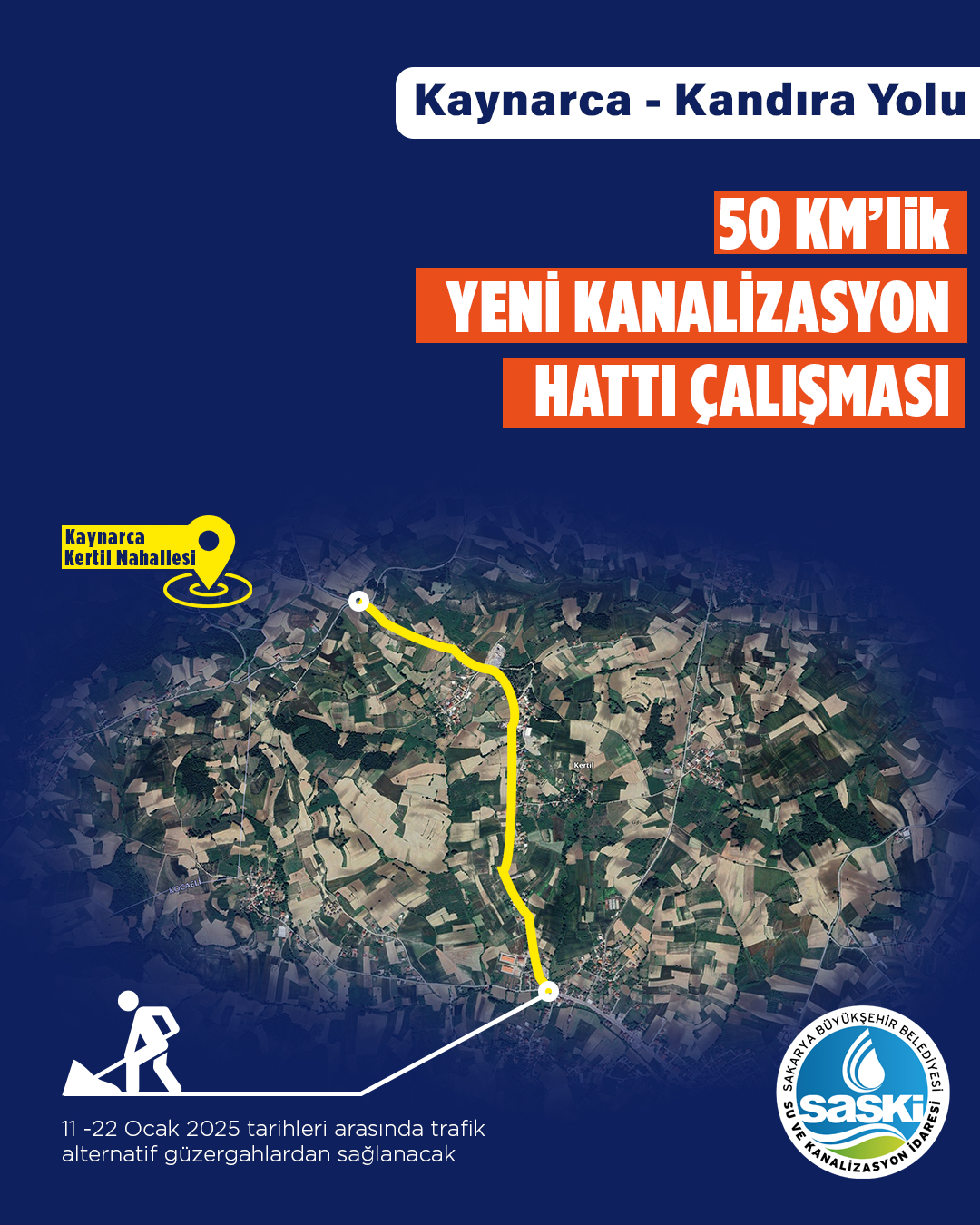 Kaynarca’nın altyapı projesi hız kazandı: O güzergahta trafik alternatif yollardan sağlanacak