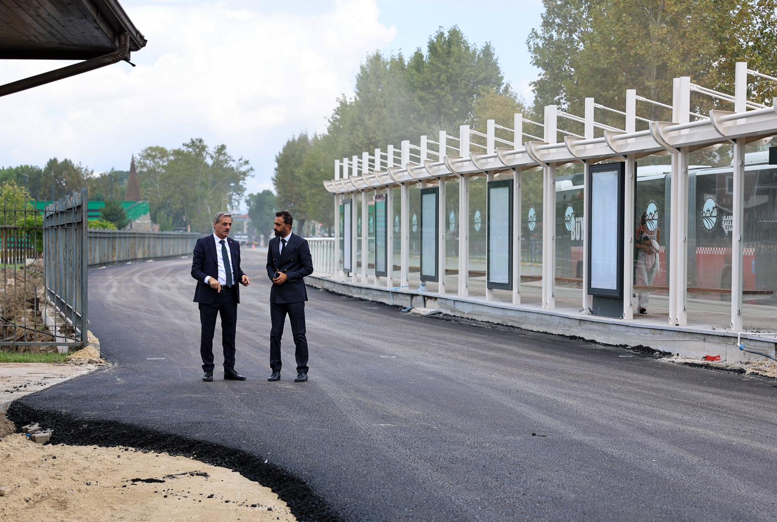 Yazlık Kavşağı ile Millet Bahçesi arasındaki yol çalışmaları tamamlandı