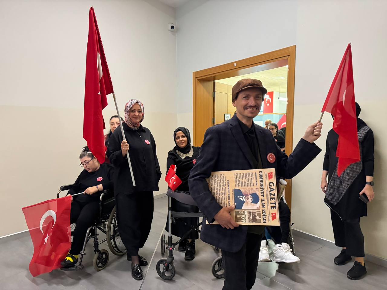SGM’de özel bireylerin Cumhuriyet coşkusu