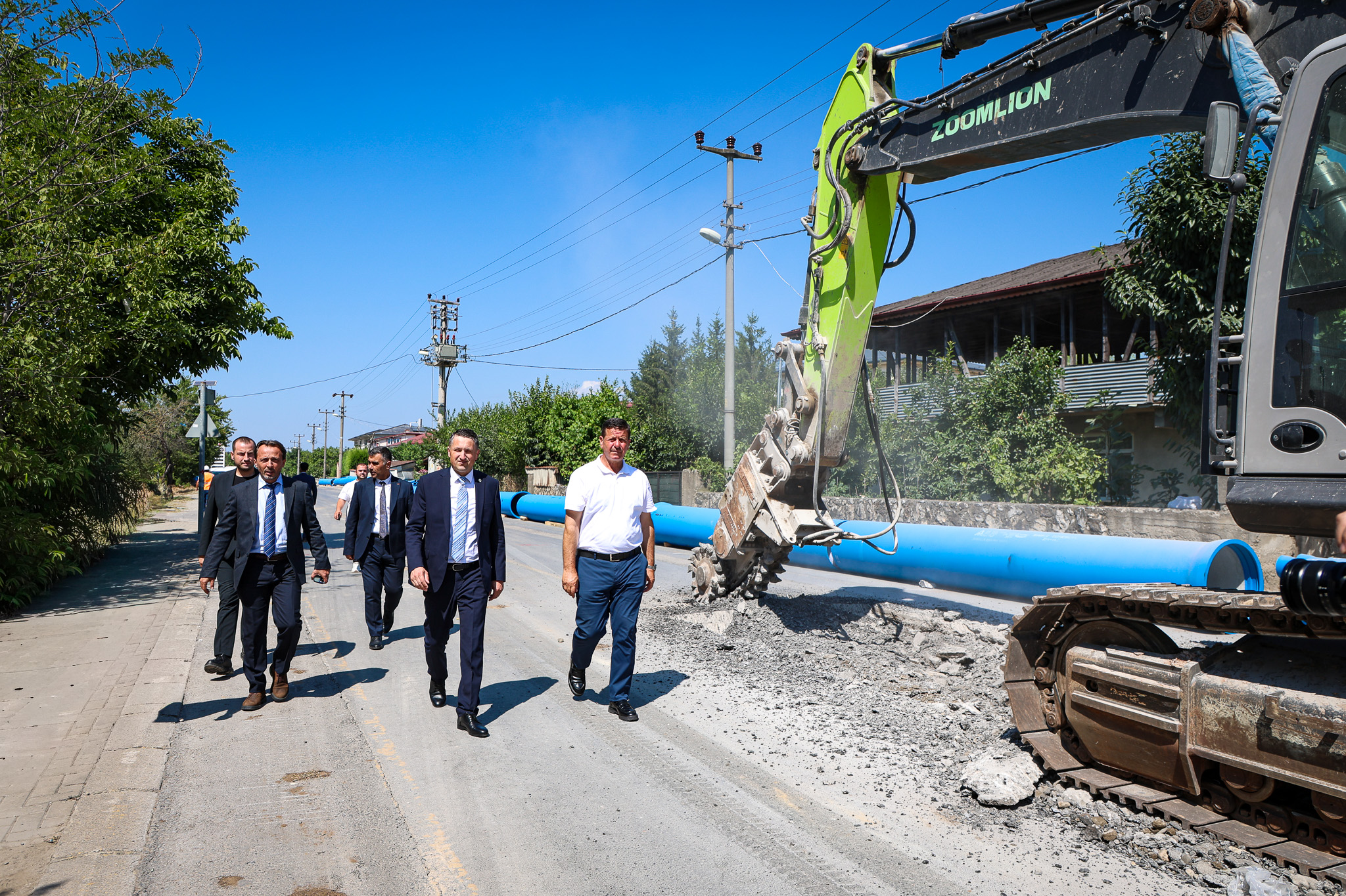 Akyazı’nın 100 kilometrelik altyapı hattı için saha çalışmaları başladı