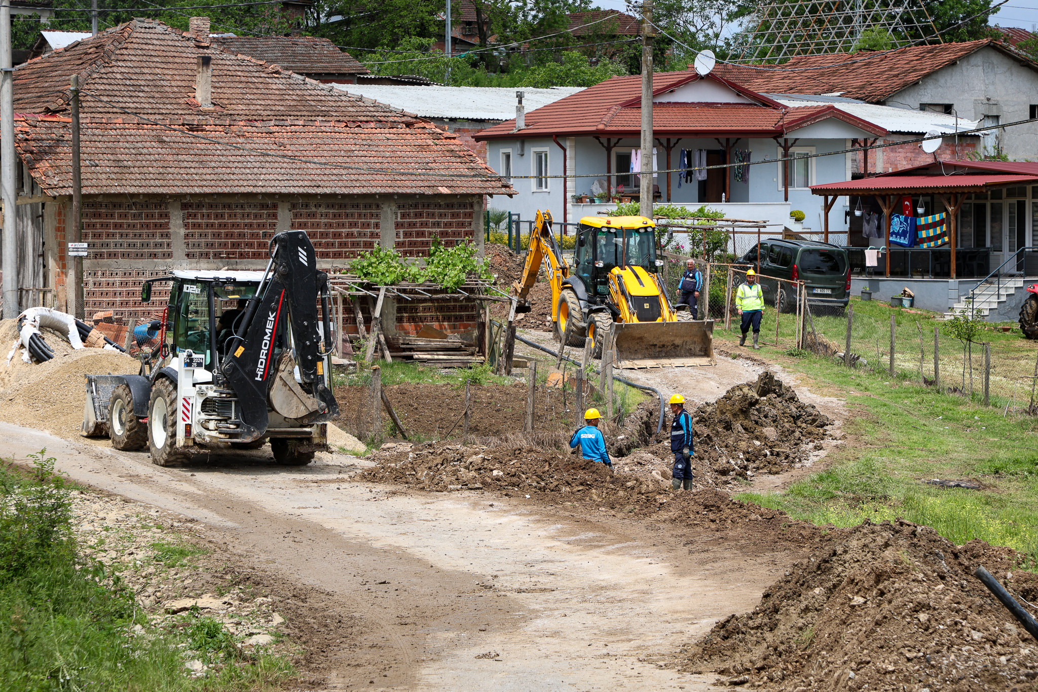 Kaynarca Ömerağa’da 2 bin 900 metrelik içme suyu hattı projesi tamamlandı
