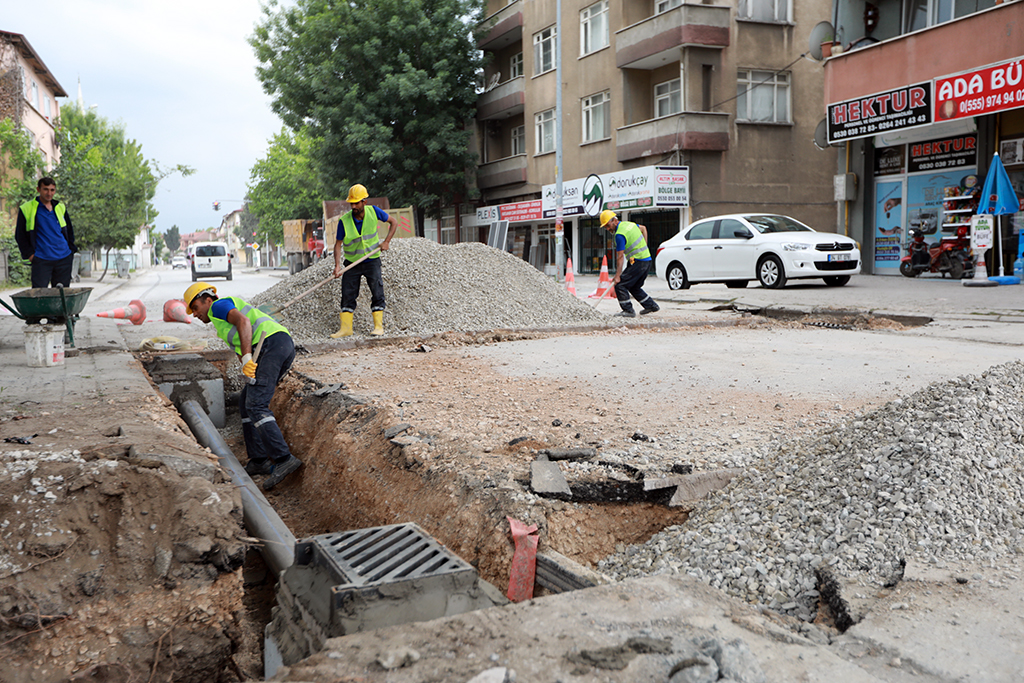 SASKİ’den yeni cadde için sağlam altyapı