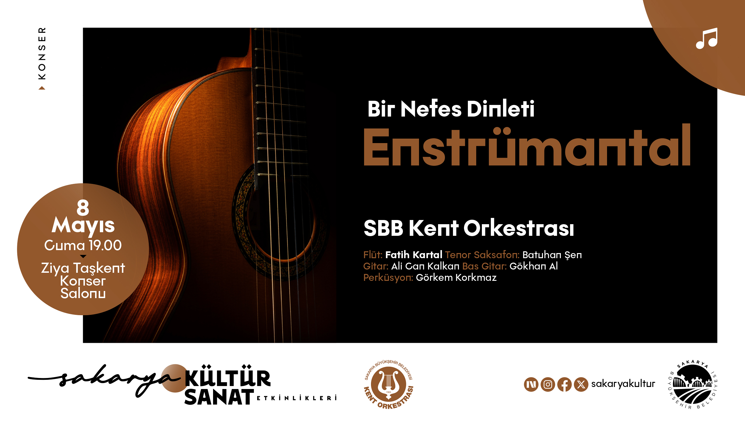 “Bir Nefes Dinleti” Ziya Taşkent’te müzikseverlerle buluşacak