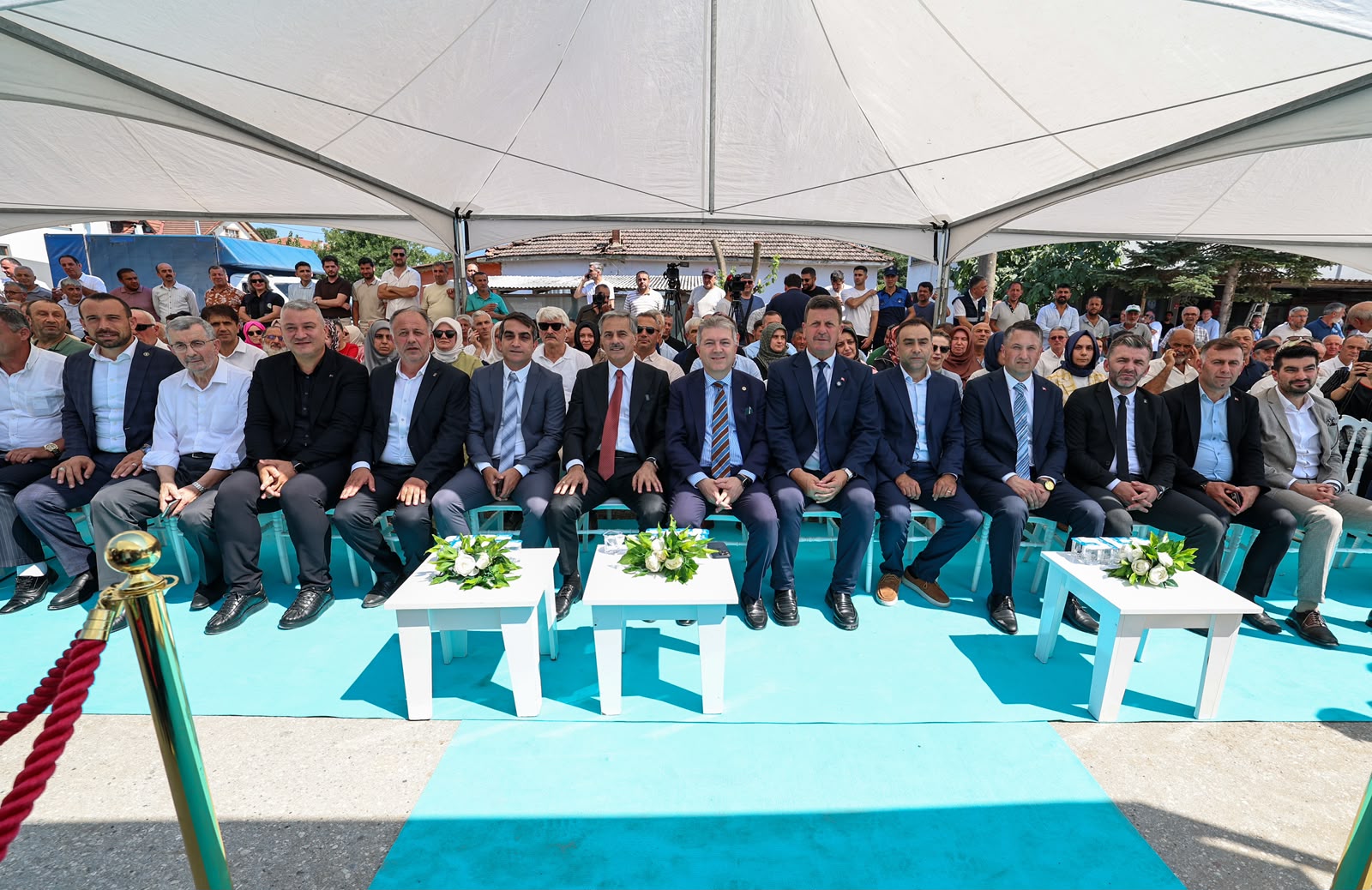 Akyazı’nın geleceğine 1 milyar TL’lik yatırım: “Tarihi bir günde ilçemizin su geleceğini güvence altına alıyoruz”