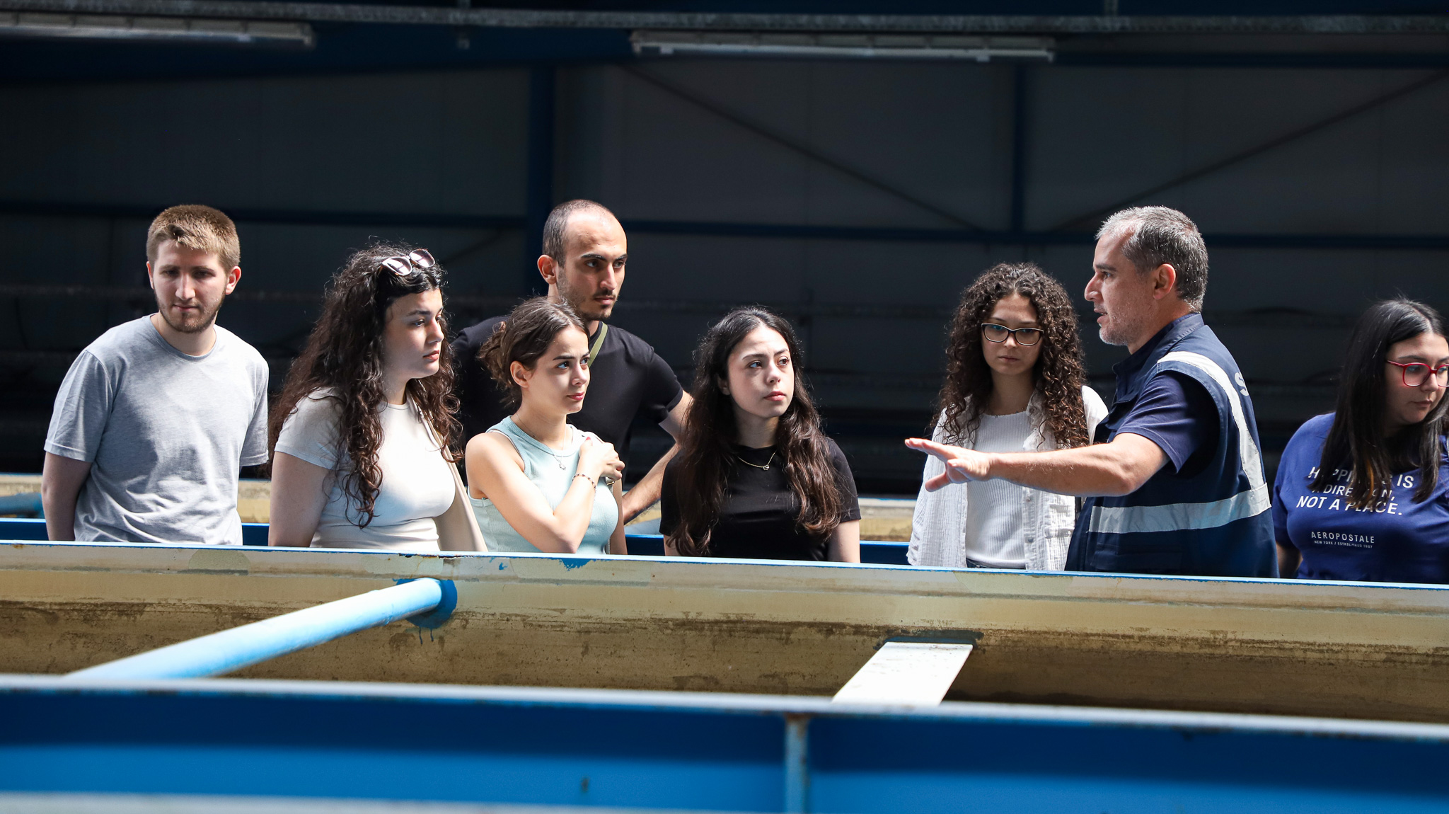 Geleceğin hekimleri SASKİ tesislerinde su ve atık su süreçlerini gözlemledi