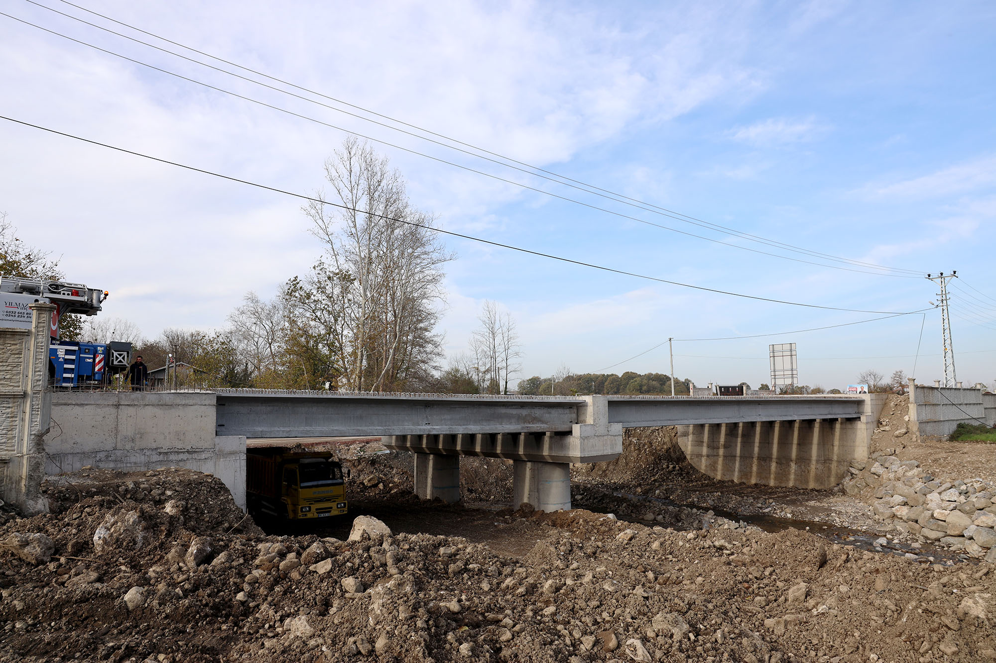 Karapürçek ulaşımına güç katacak Mesudiye Köprüsü’ne adım adım