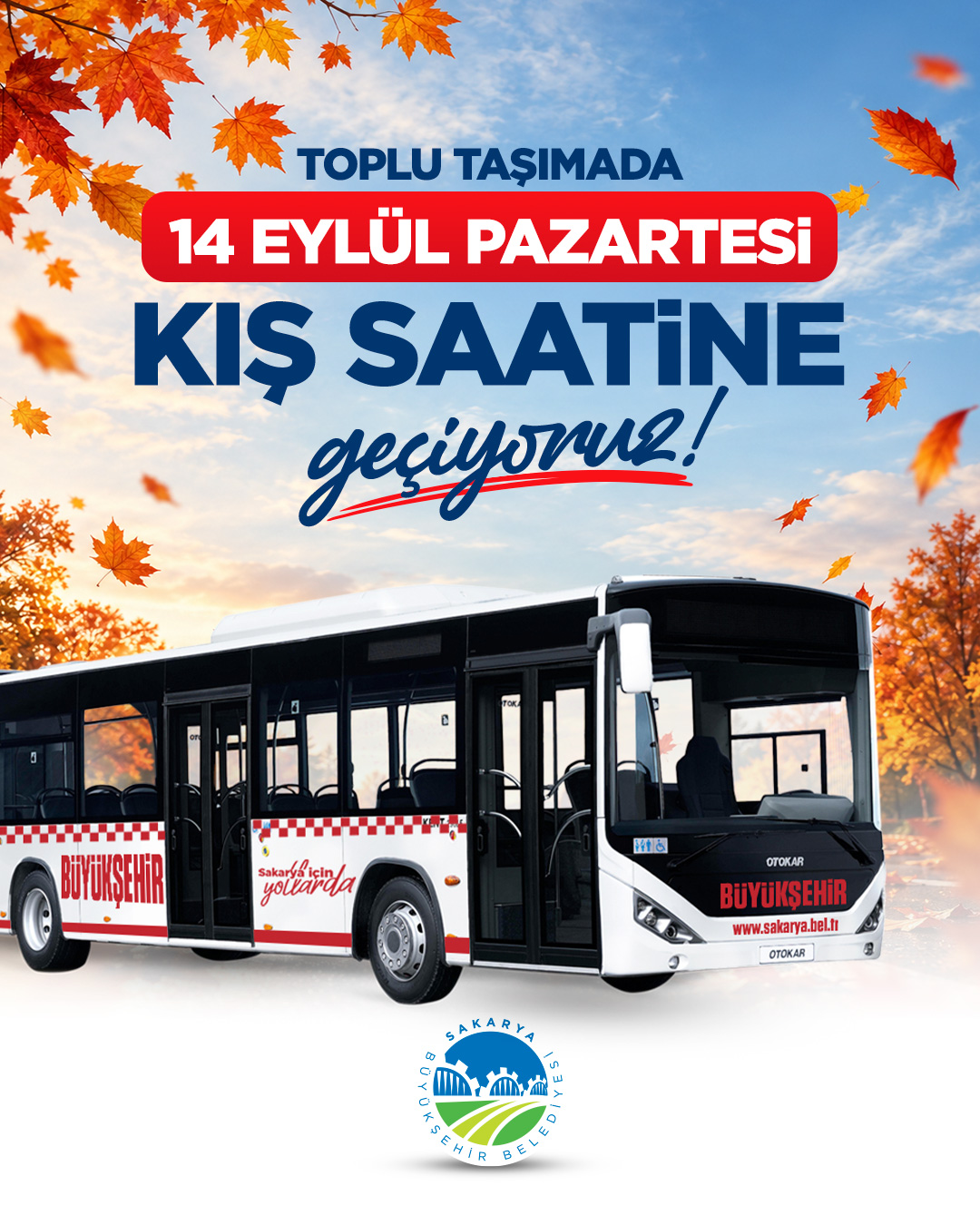 Okullar açılıyor, Büyükşehir ulaşımda kış düzenine geçiyor