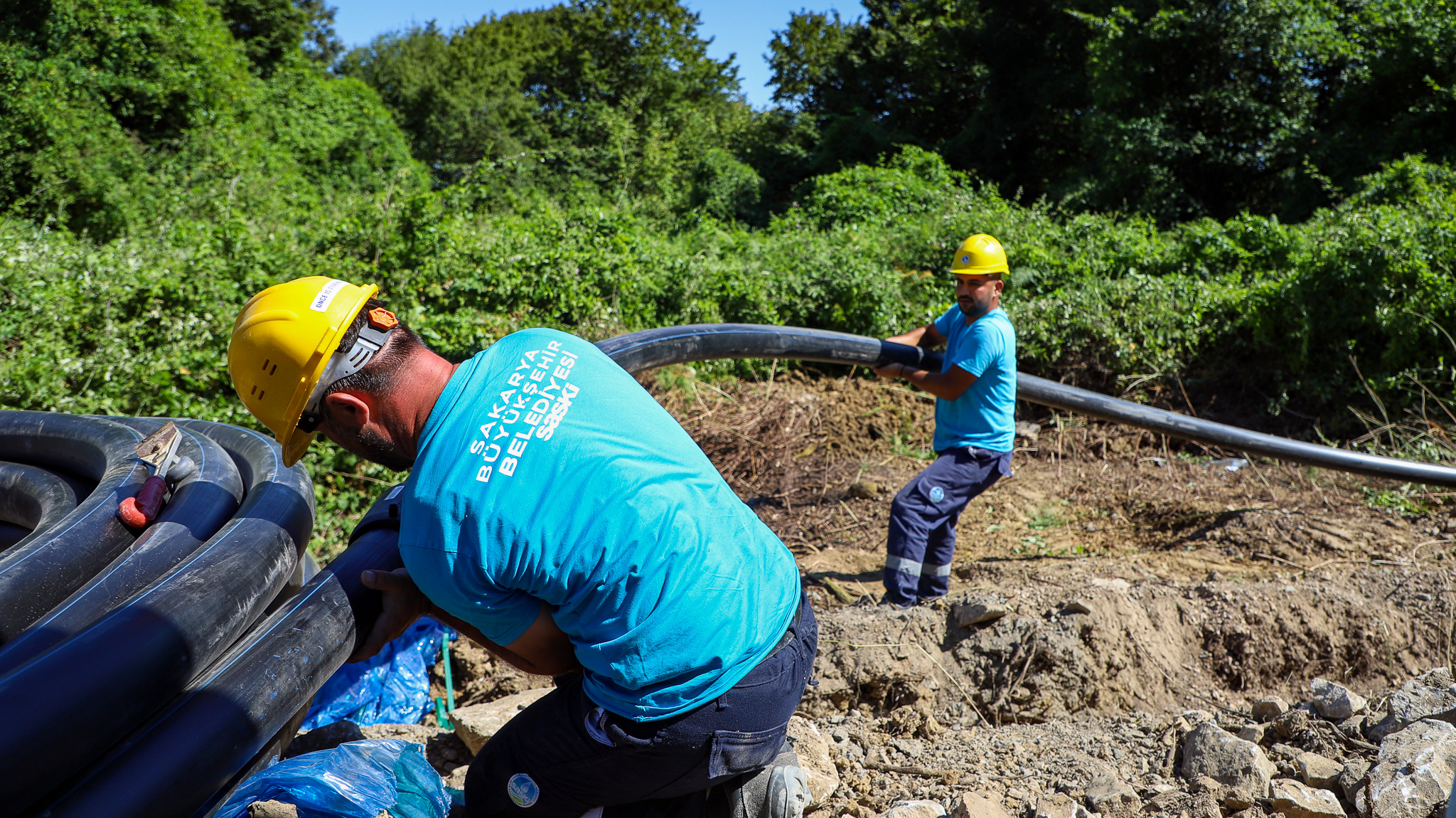 Yanık’ın içme suyu geleceğini garanti altına alacak projenin yarısı tamam 