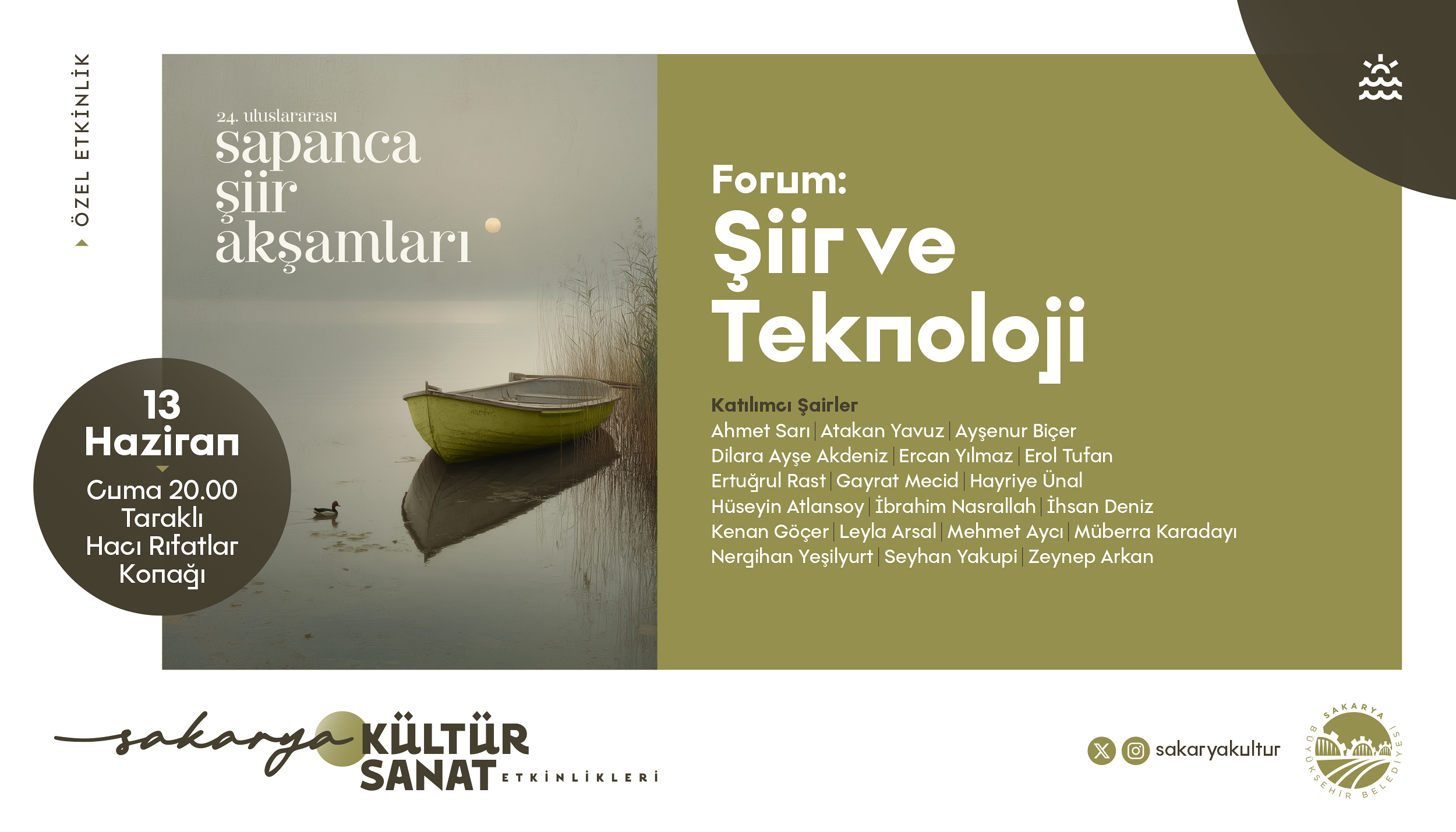 Büyükşehir kültür sanat etkinliklerinde Haziran takvimi belli oldu