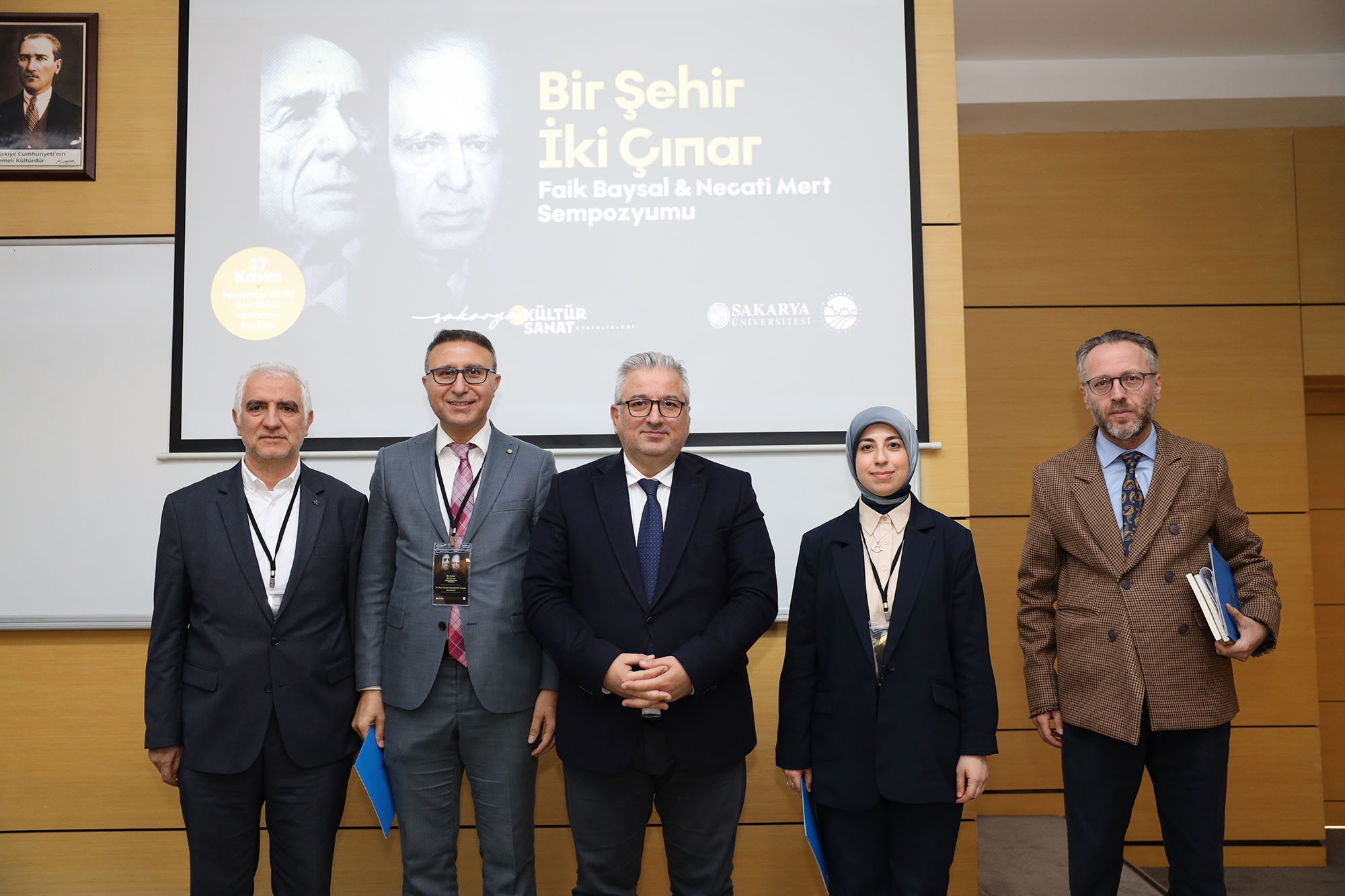 ‘Bir Şehir İki Çınar’ sempozyumunun ilk oturumu Faik Baysal oldu