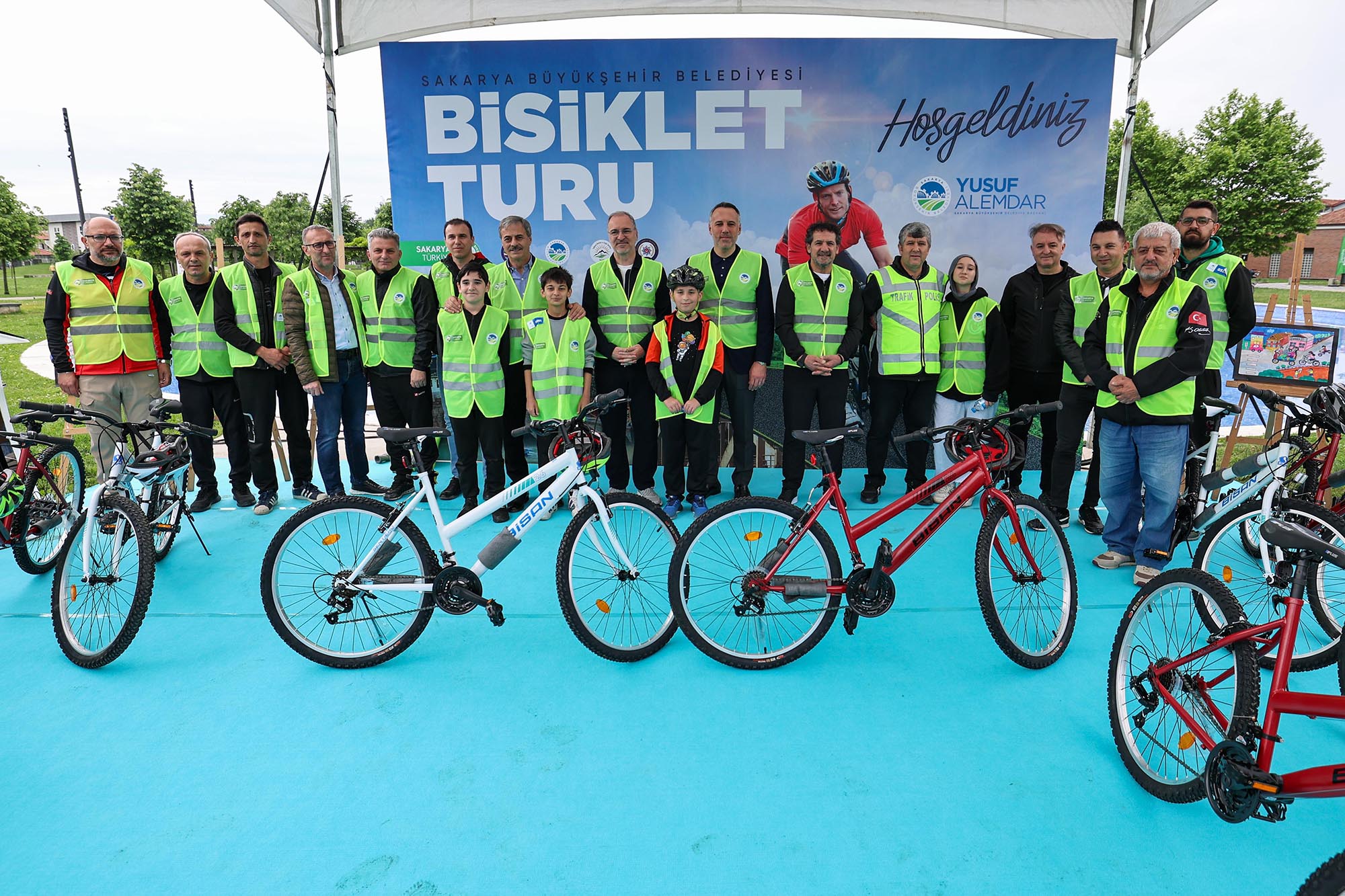 Trafik Haftası’nda pedallar şehrin merkezinde döndü