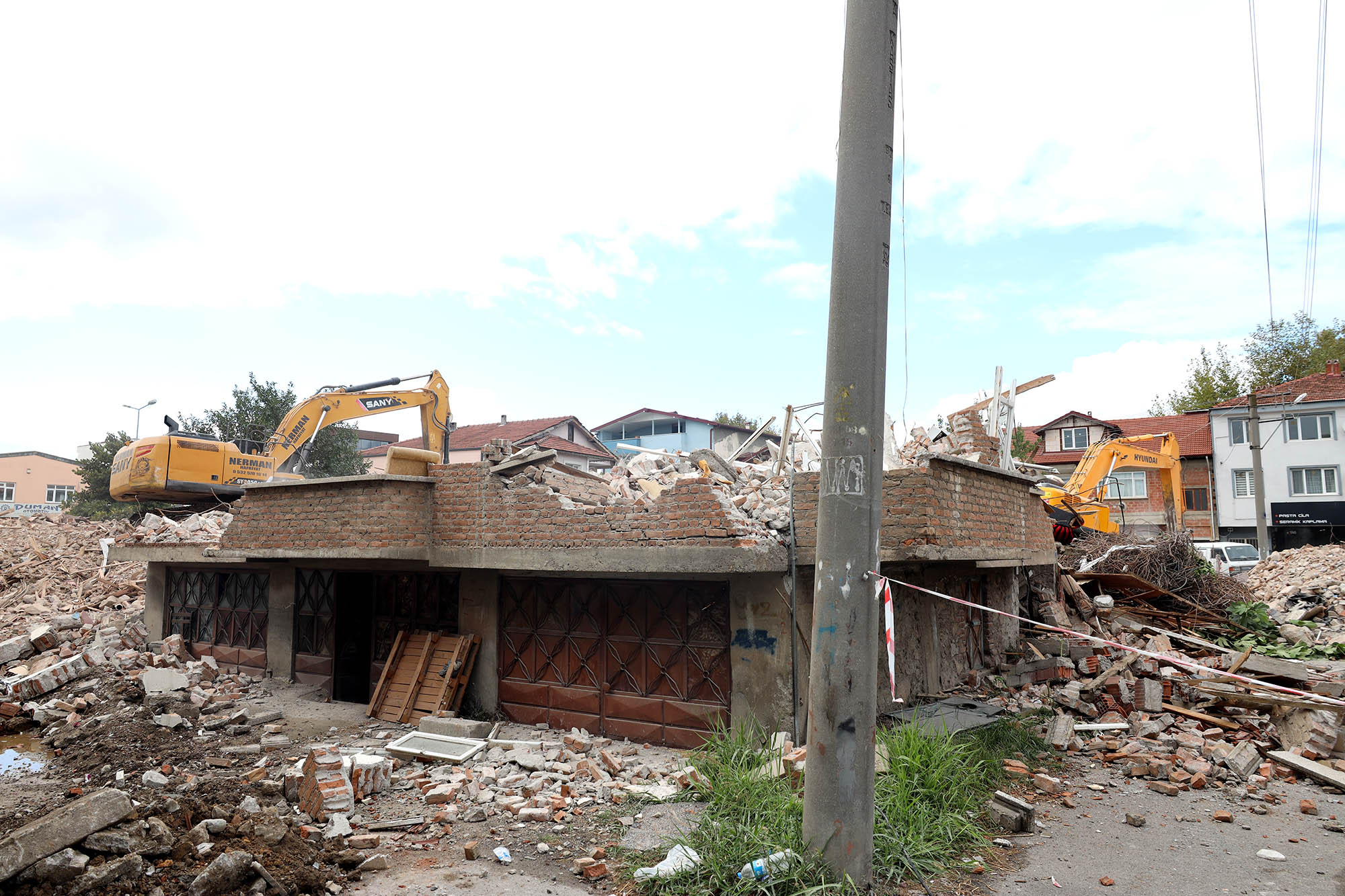 Muhsin Yazıcıoğlu Bulvarı ile Çark Caddesi’ni birbirine bağlayacak arterde çalışmalar başladı