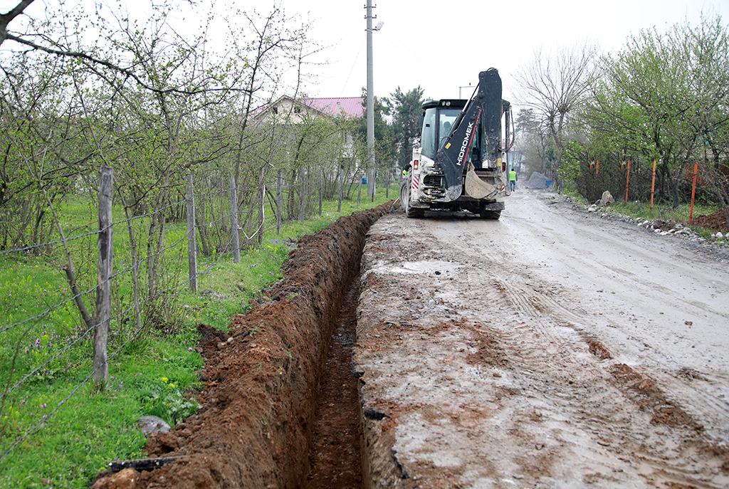 Karapürçek’in altyapı projesinde çalışmalar başladı