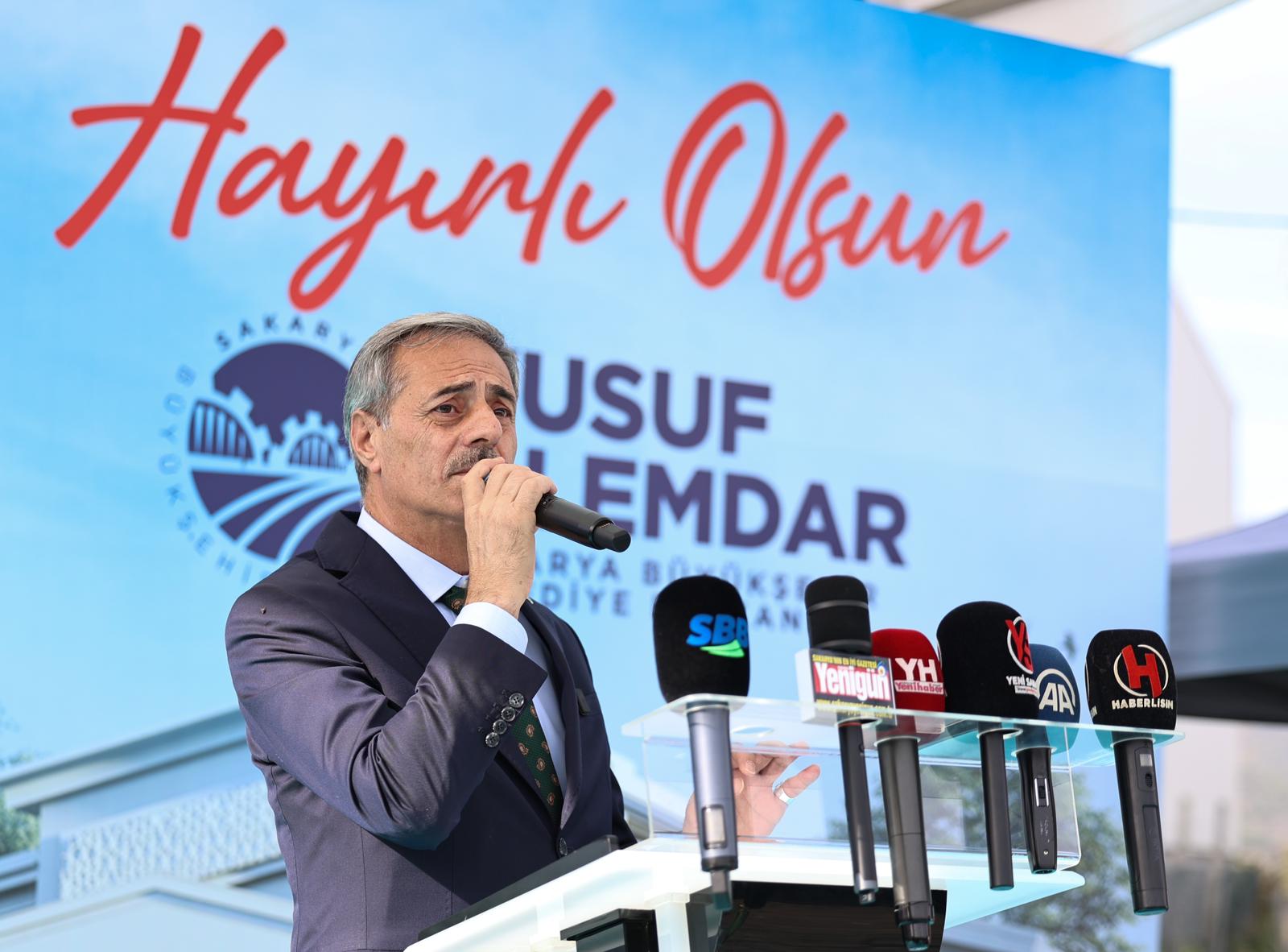 Mekece’de sosyal tesisin temeli atıldı: Yusuf Alemdar Pamukova’da yeni müjdeleri paylaştı