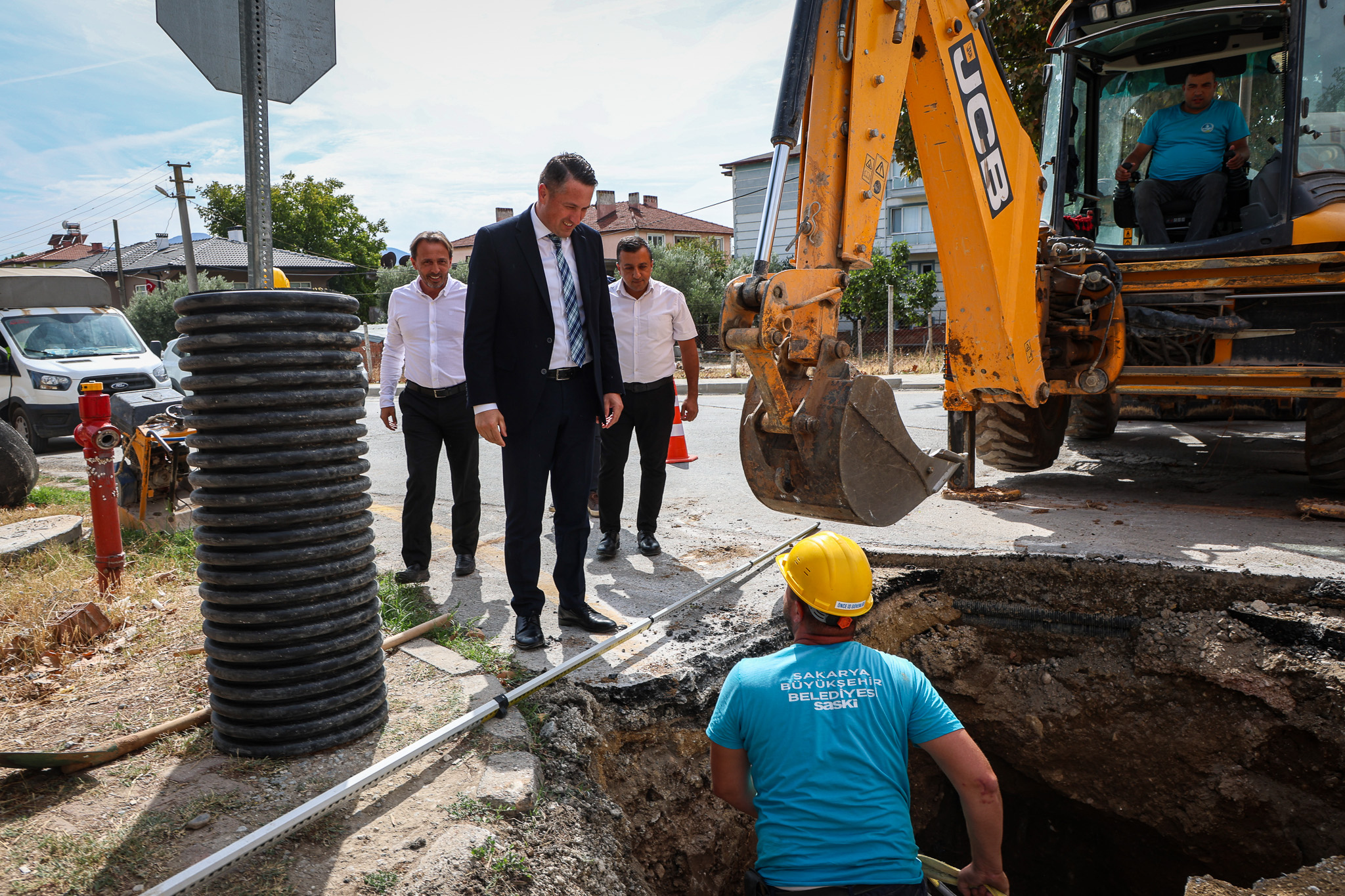 Pamukova’da altyapıya çifte dokunuş:  İçme suyu projesi tamamlandı, yağmur suyu projesinde sona gelindi