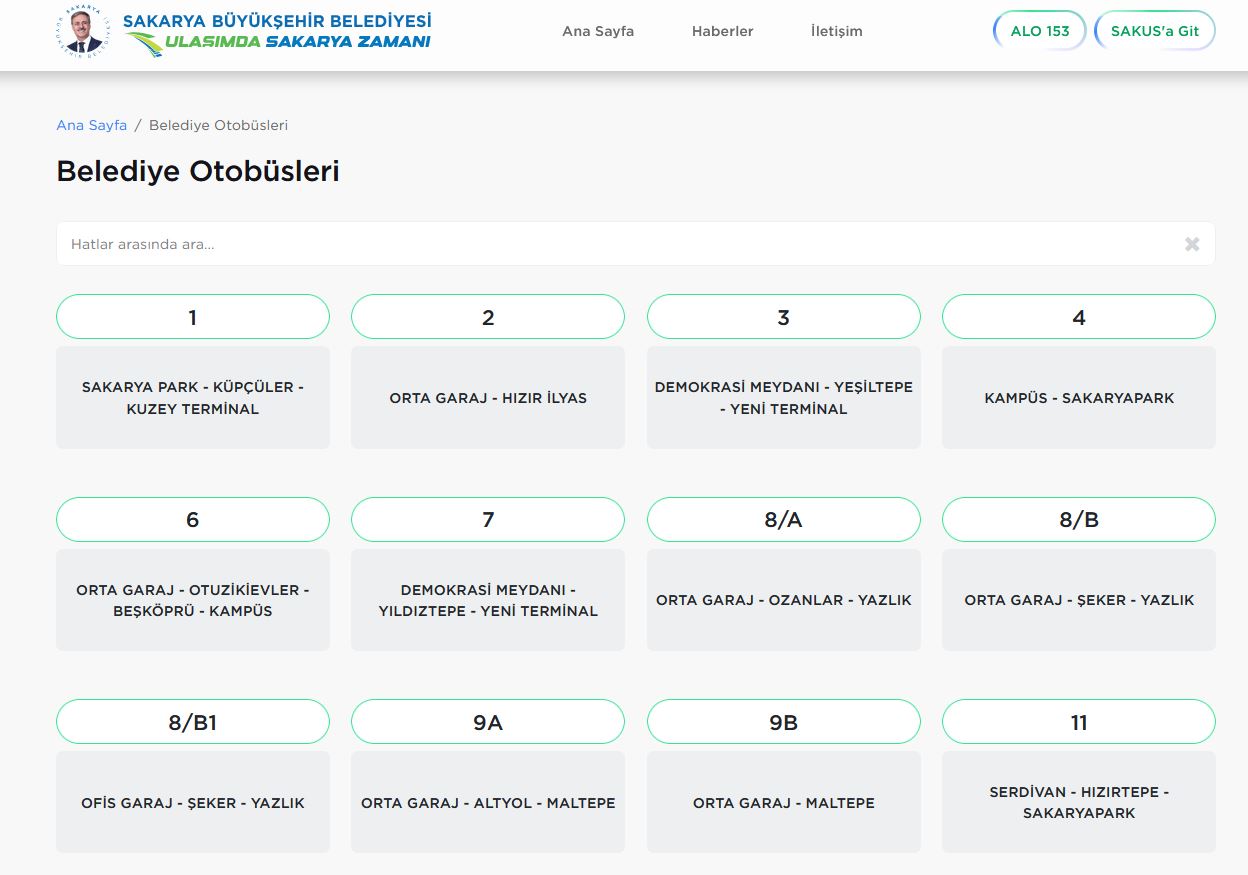 Büyükşehir’den dijital hamle: SAKUS ve canlı takip artık çok daha pratik