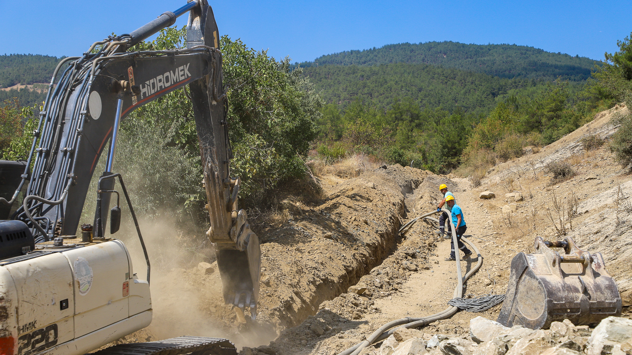 SASKİ o mahallenin içme suyunu artık yerin 24 metre altından çıkarıyor