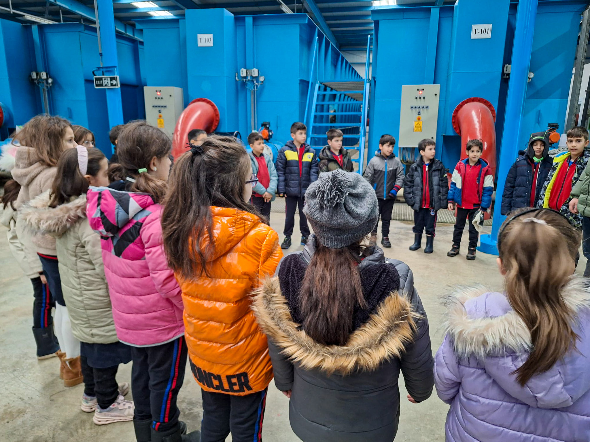 Minikler, Hızırilyas İçmesuyu Tesisine hayran kaldılar