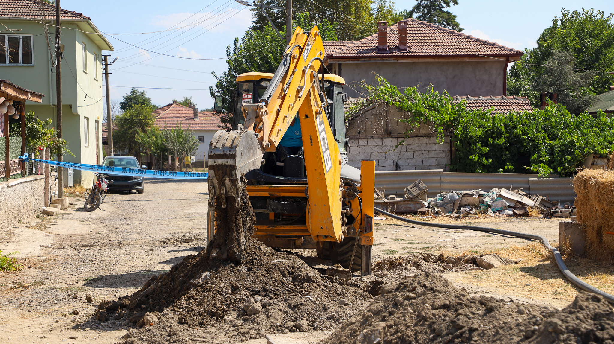 Güçlü dönüşüm sayesinde 4 bin metrelik hat, su kayıplarına geçit vermeyecek