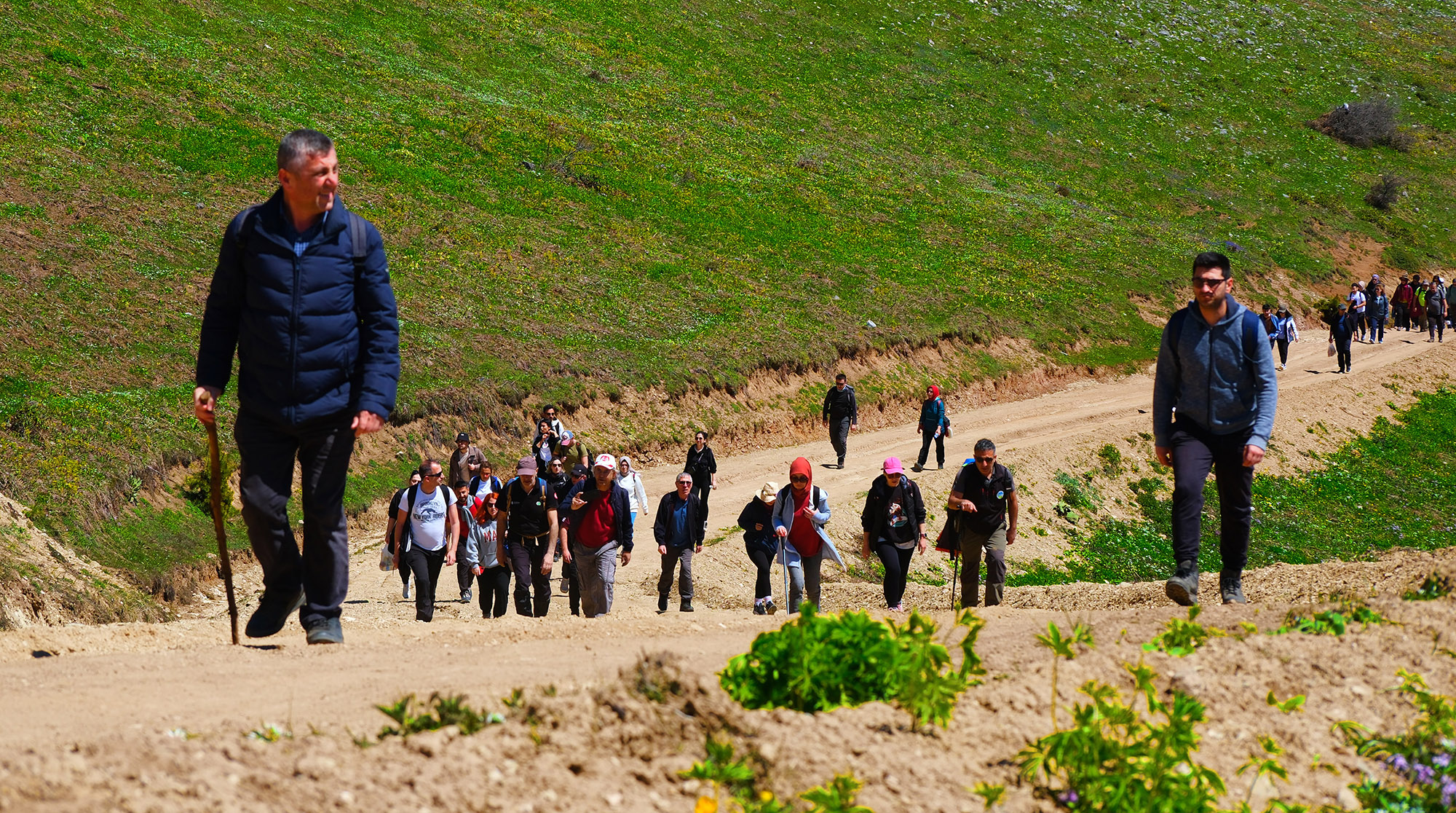 Doğa yürüyüşlerinde rota bu kez Dikmen Yaylası’ydı