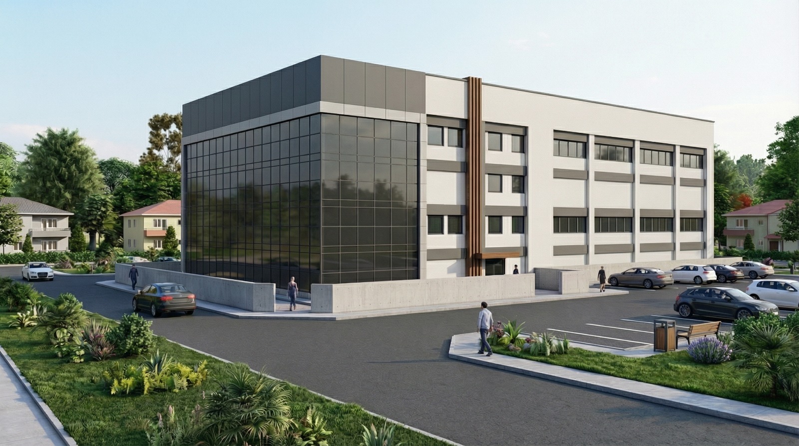 Yaşayan meydan, yeraltı otoparkı ve 3 katlı kapalı spor salonu…