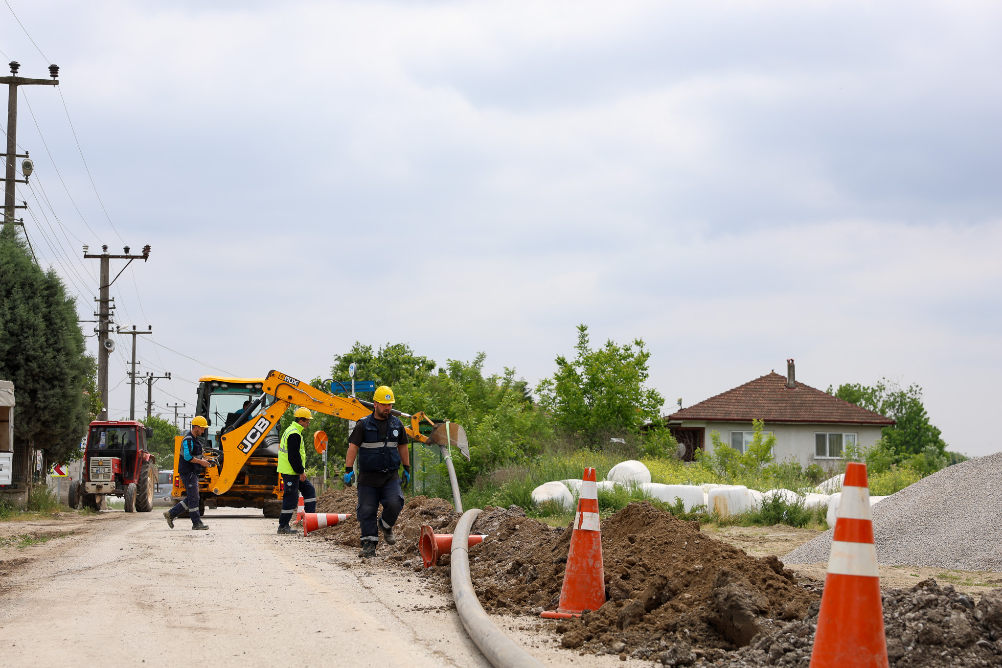 Akçakamış’a 5 bin 500 metrelik yeni içme suyu hattı