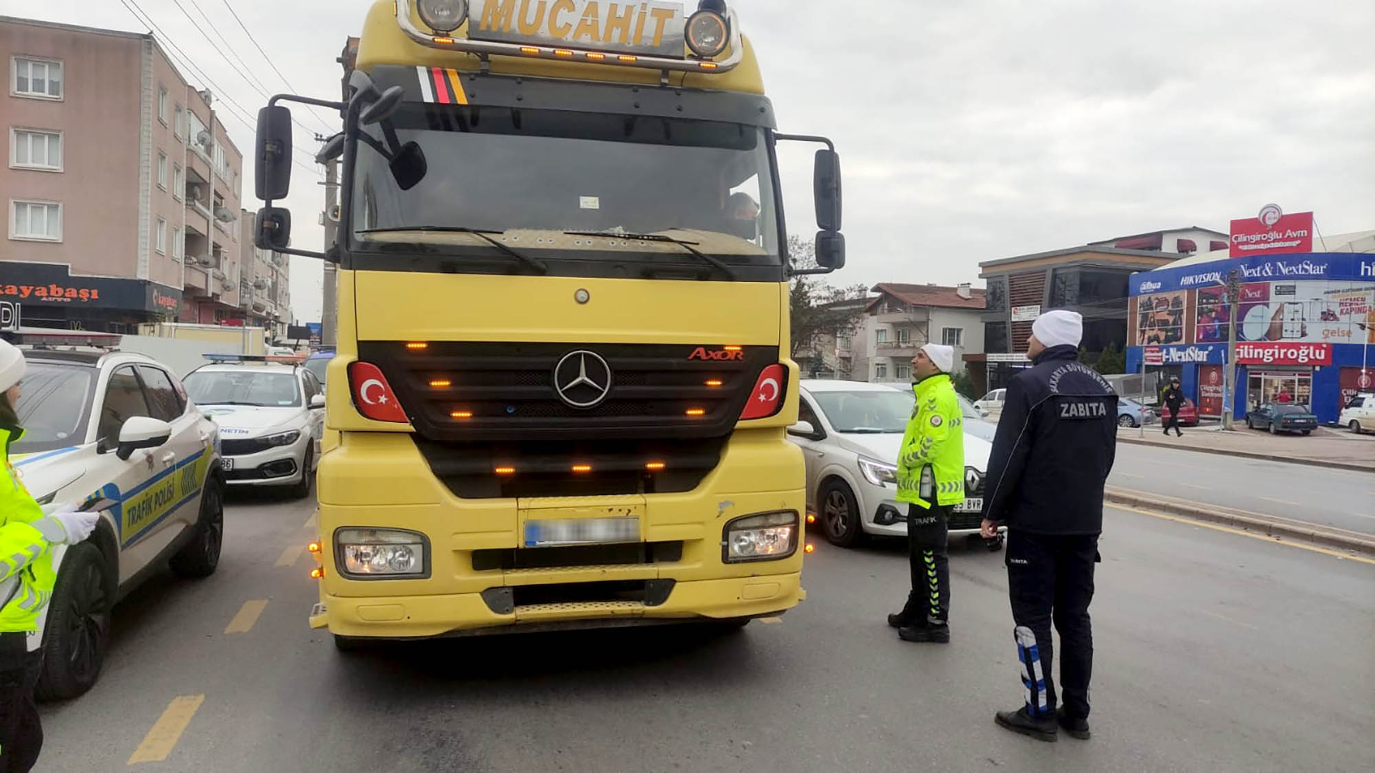 Büyükşehir’den şehir merkezinde ‘ağır tonajlı’ denetimi