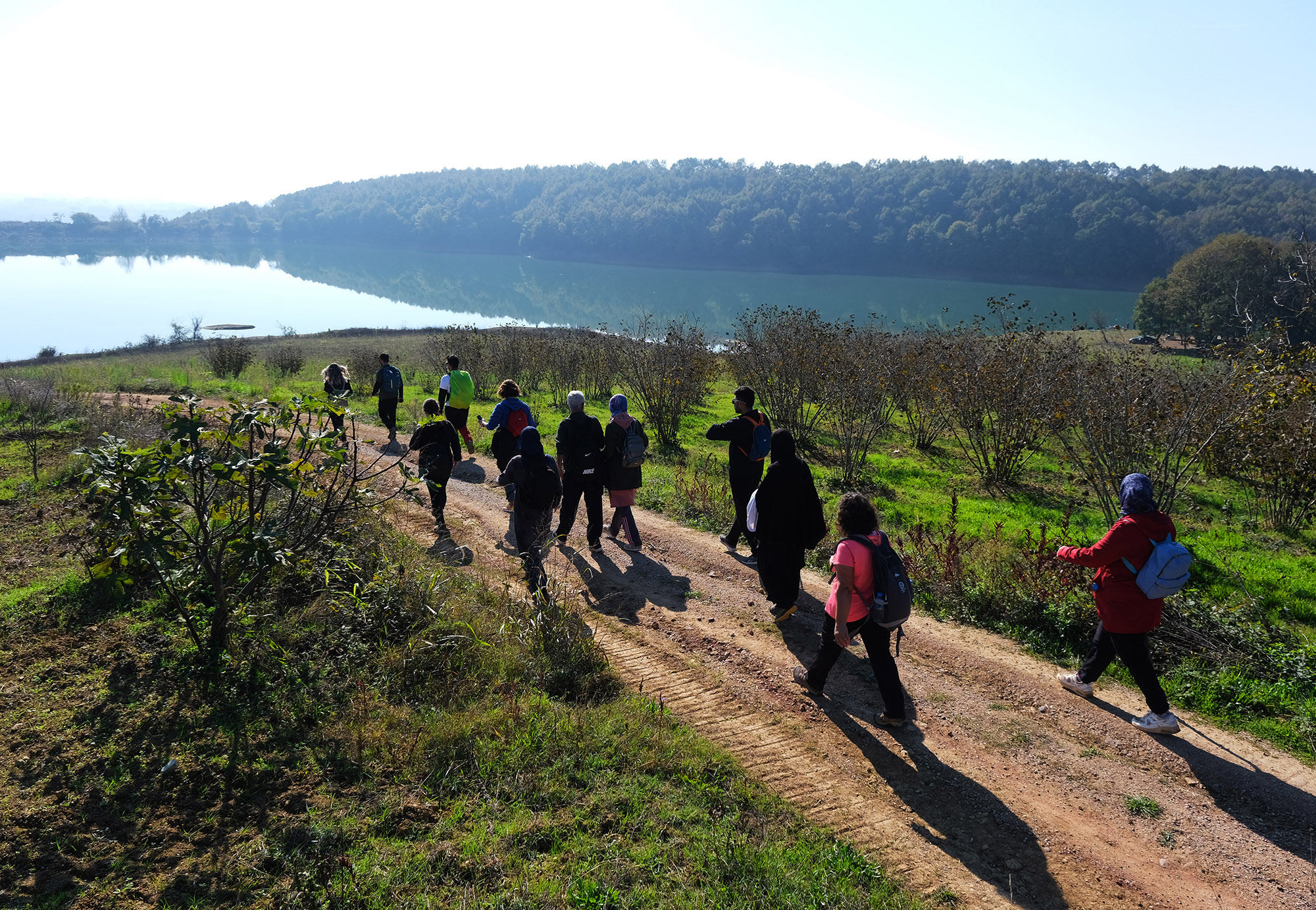 Doğa tutkunları sonbaharın her tonunu keşfetti