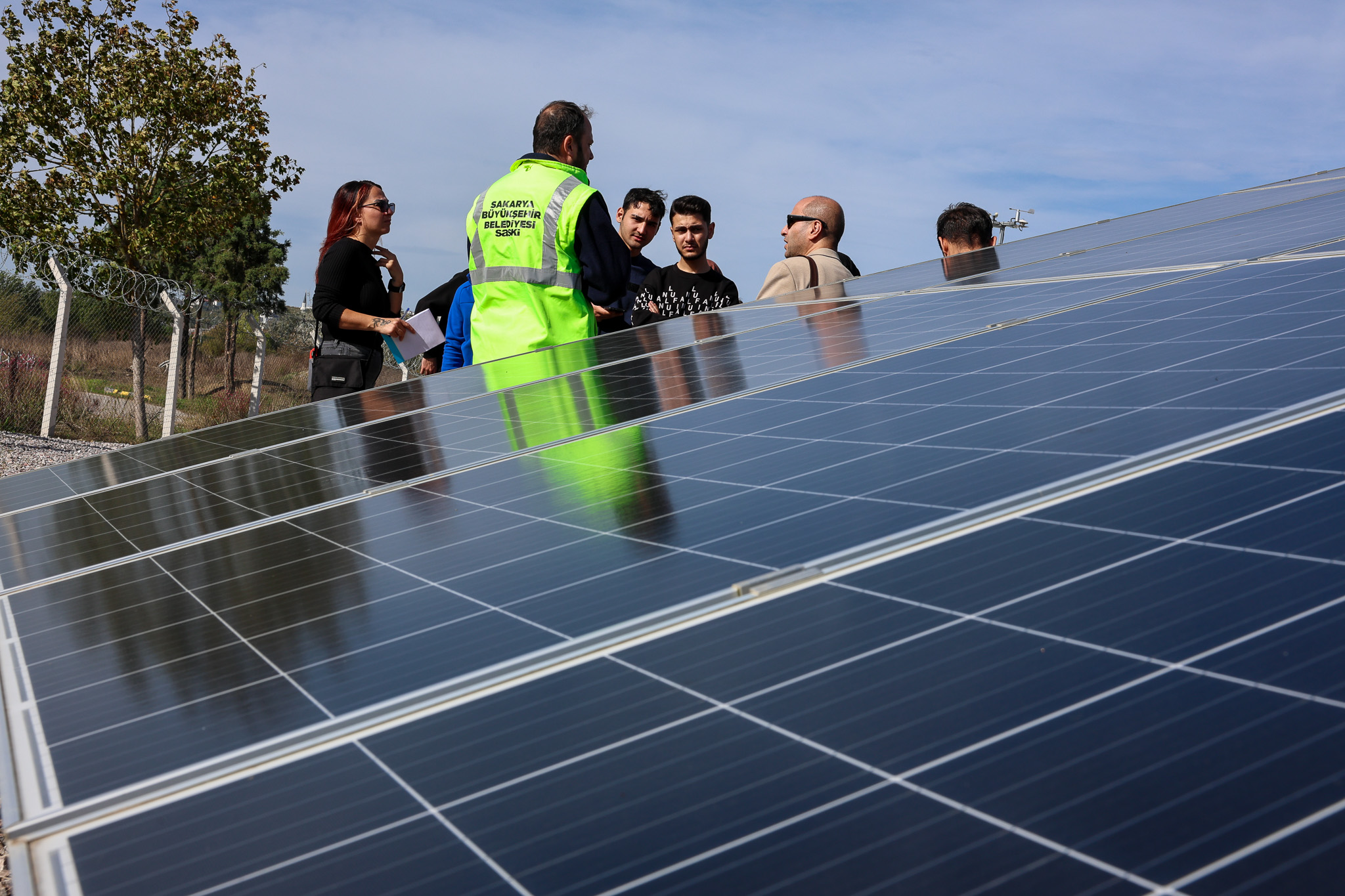Geleceğin enerji uzmanları SASKİ’nin elektrik üretim tesislerini inceledi