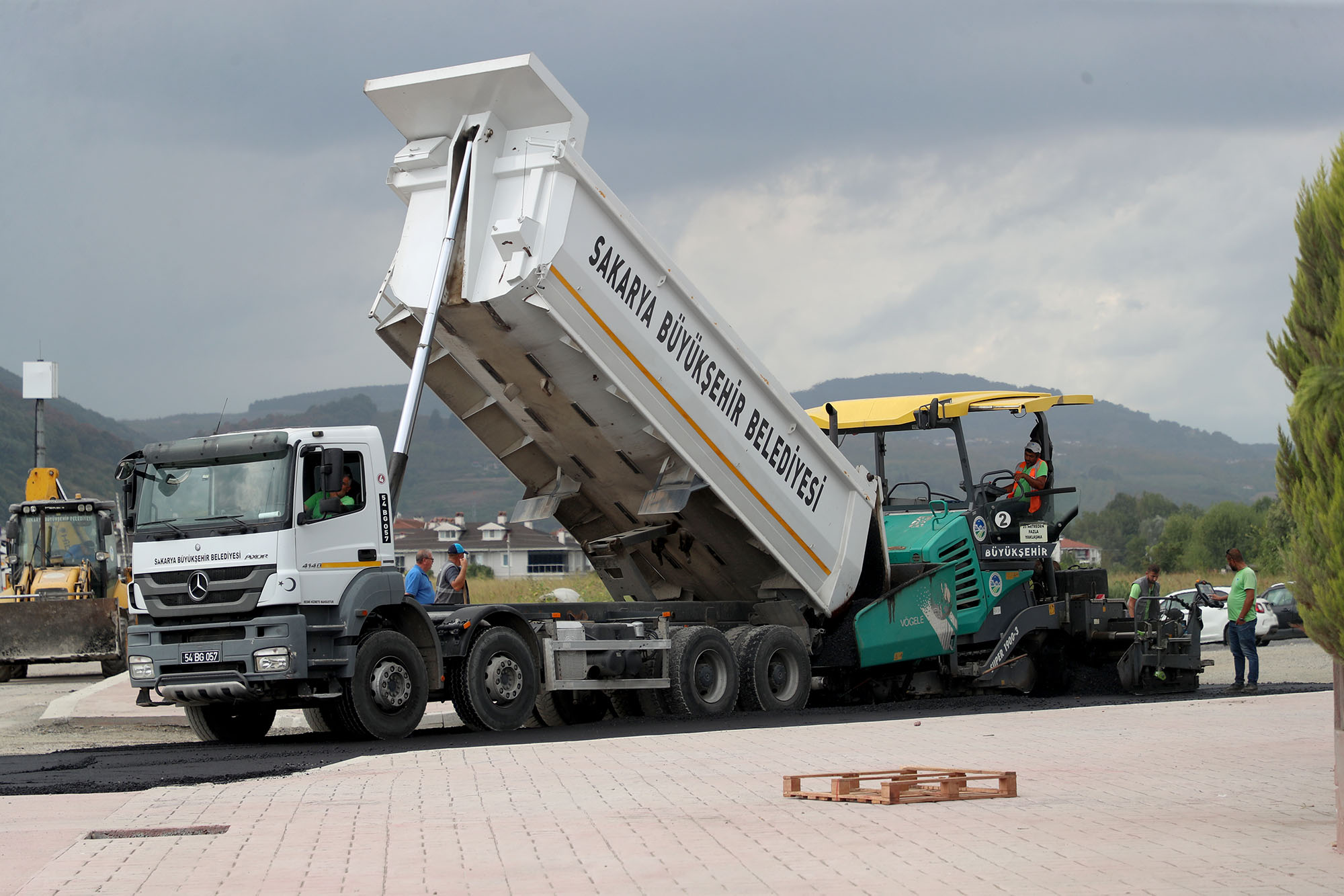 Büyükşehir yeni duble yolda sona geldi