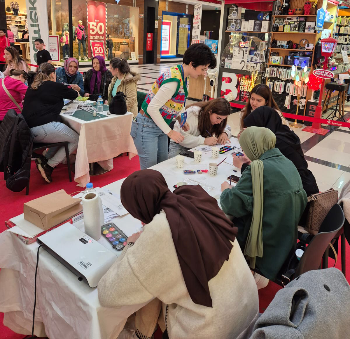 SAMEK’lerle sanat alışveriş merkezlerine taşındı