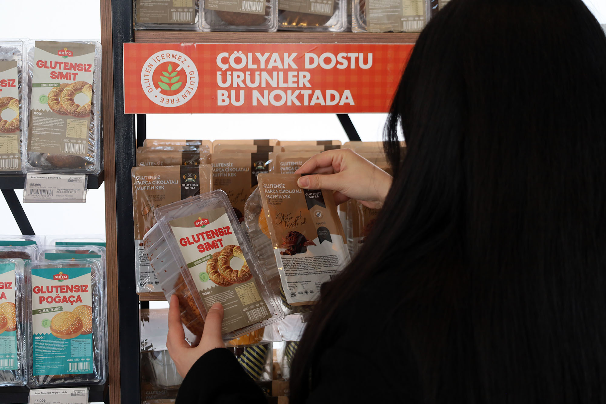 Çölyak hastaları tek noktadan istedikleri ürünlere ulaşabiliyor