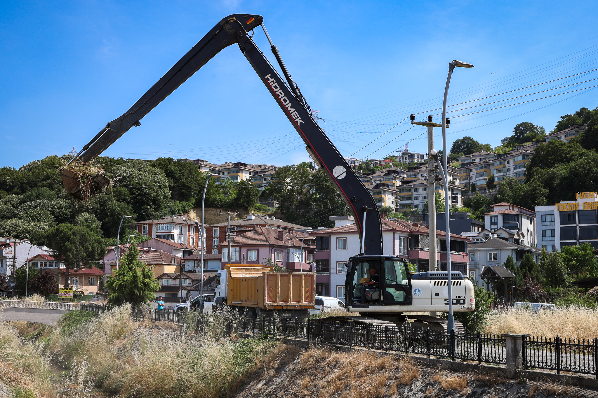 SASKİ Kanlıdere’yi kötü koku ve haşereden arındırdı