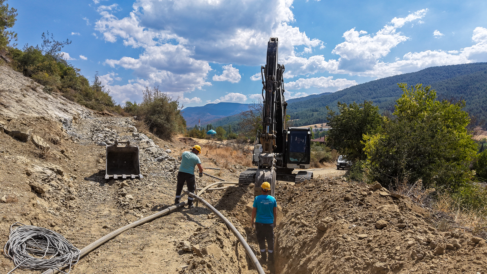 SASKİ o mahallenin içme suyunu artık yerin 24 metre altından çıkarıyor