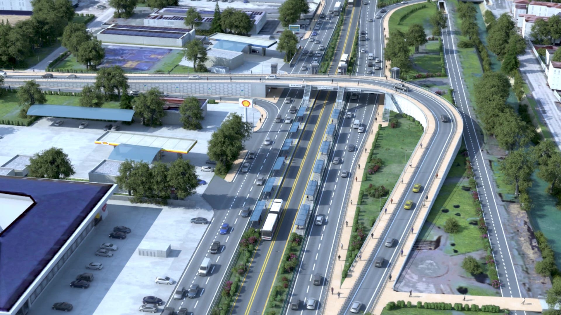 Yenikent trafiğini çarşıya direkt bağlayacak duble yol ve köprü geliyor