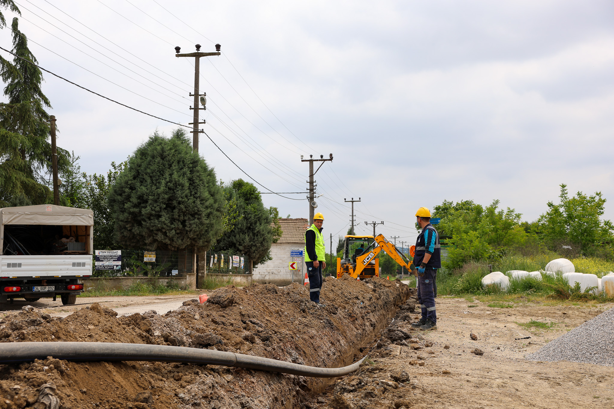 Akçakamış’a 5 bin 500 metrelik yeni içme suyu hattı