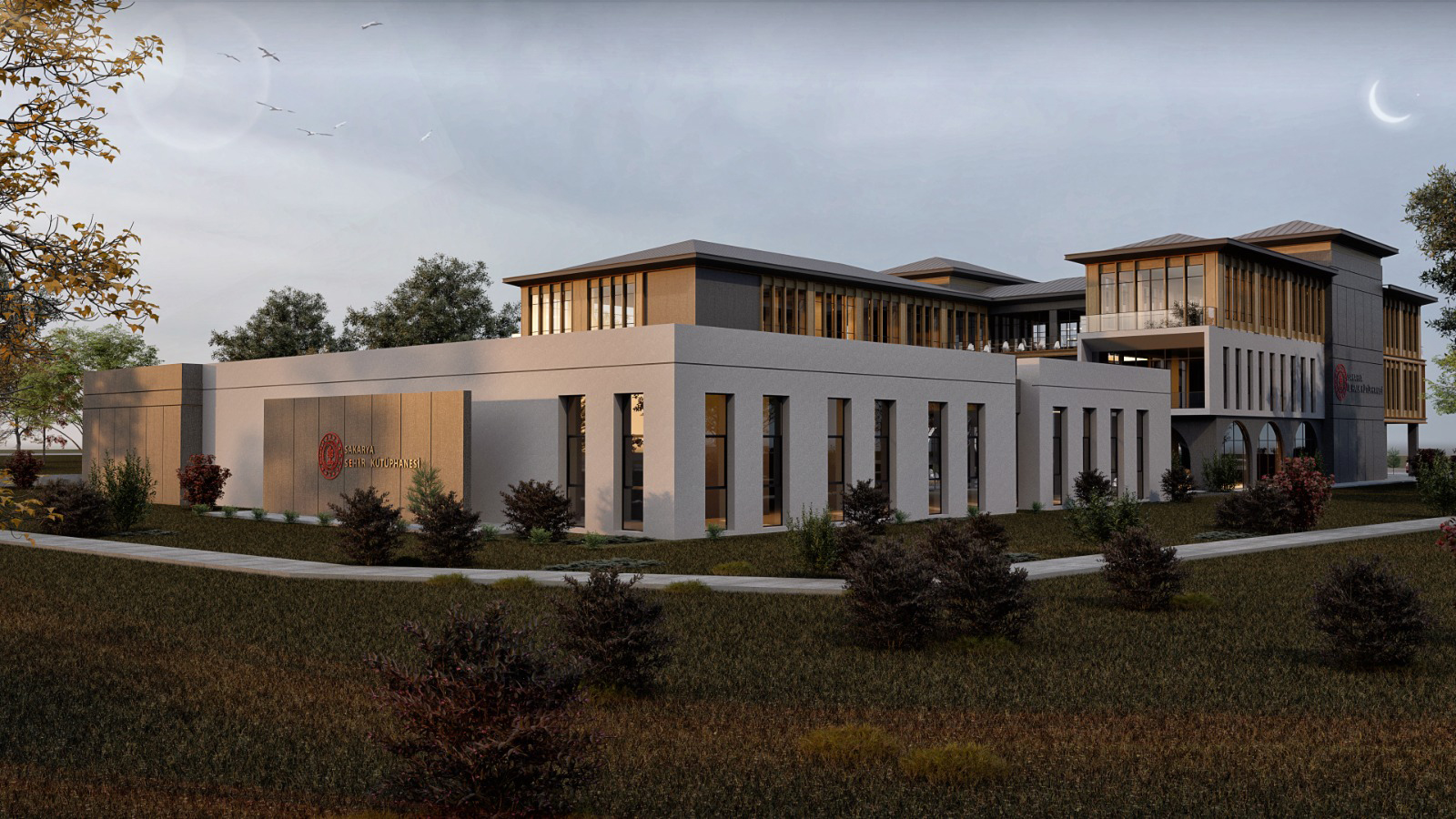 Sakarya'nın yeni Şehir Kütüphanesi işte böyle olacak