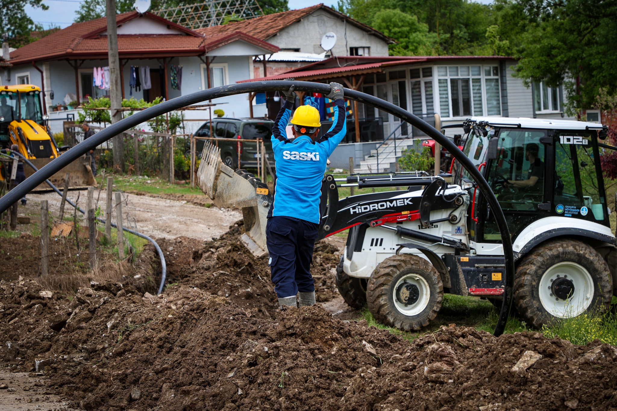 SASKİ, Kaynarca Ömerağa’da suyun basınç dengesini güvence altına alıyor