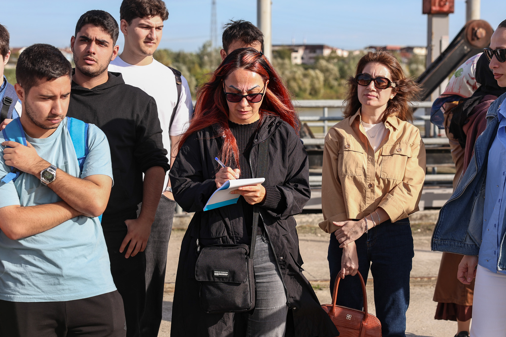 Geleceğin enerji uzmanları SASKİ’nin elektrik üretim tesislerini inceledi