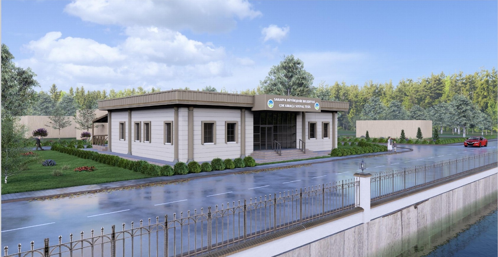 İş makinaları her gün bir başka proje için sahaya iniyor: Akyazı Sosyal Tesis’te işlem başladı