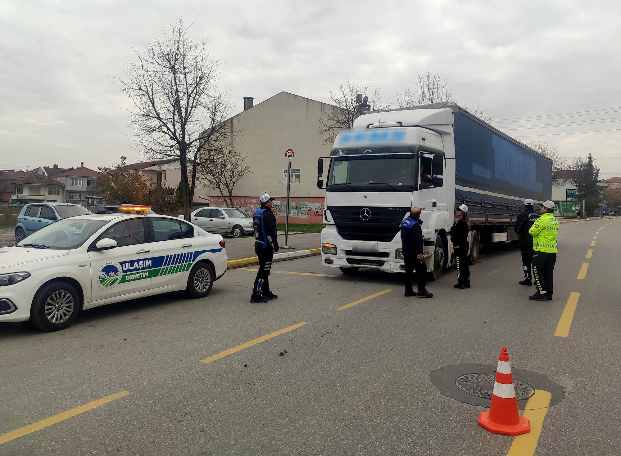 Büyükşehir’den şehir merkezinde ‘ağır tonajlı’ denetimi