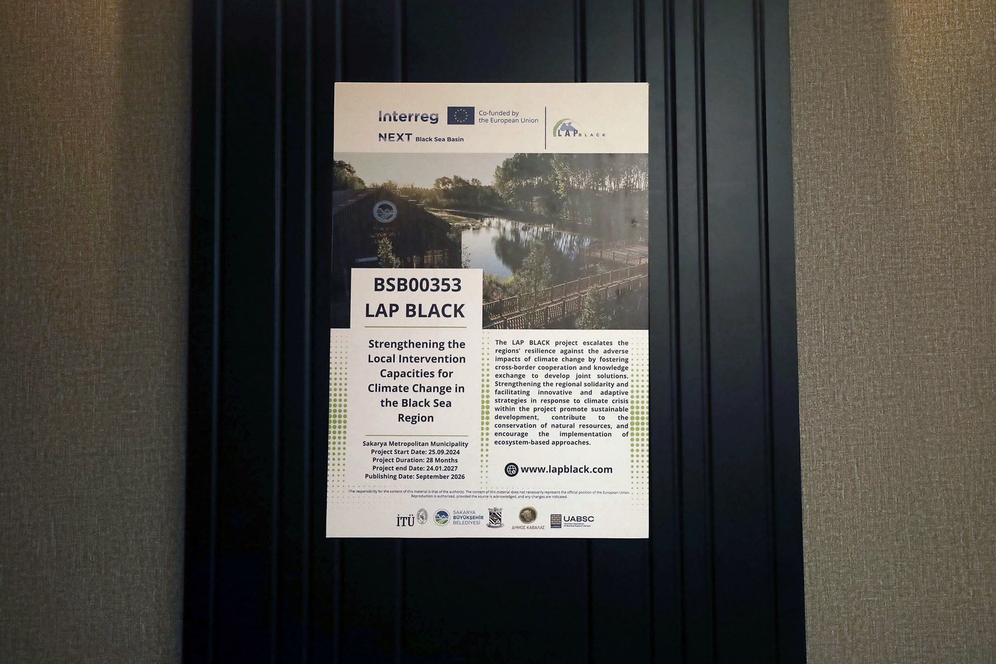 LAP BLACK Proje ortakları Sakarya’da buluştu: Sürdürülebilir İklim Parkı’nı incelediler