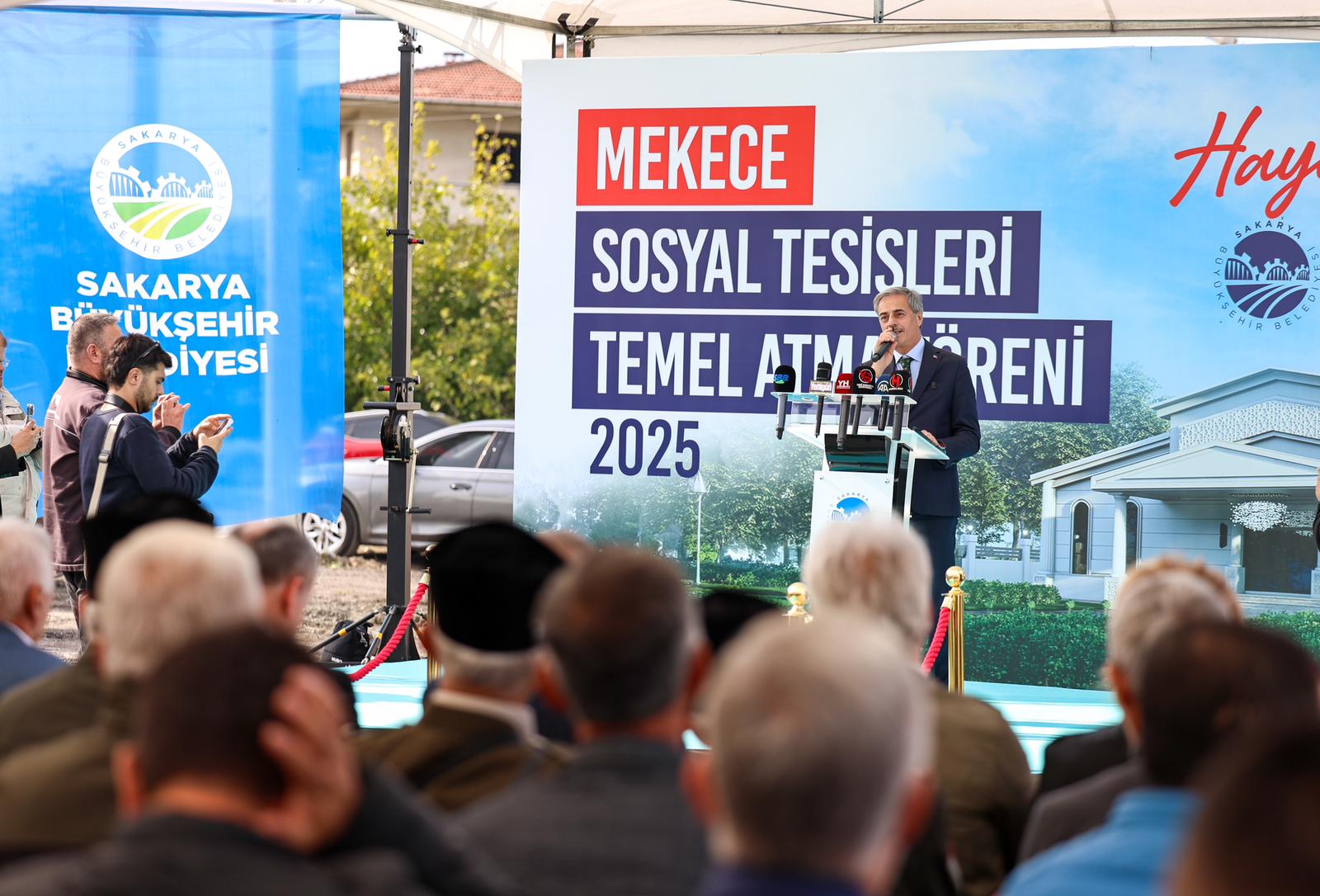 Mekece’de sosyal tesisin temeli atıldı: Yusuf Alemdar Pamukova’da yeni müjdeleri paylaştı