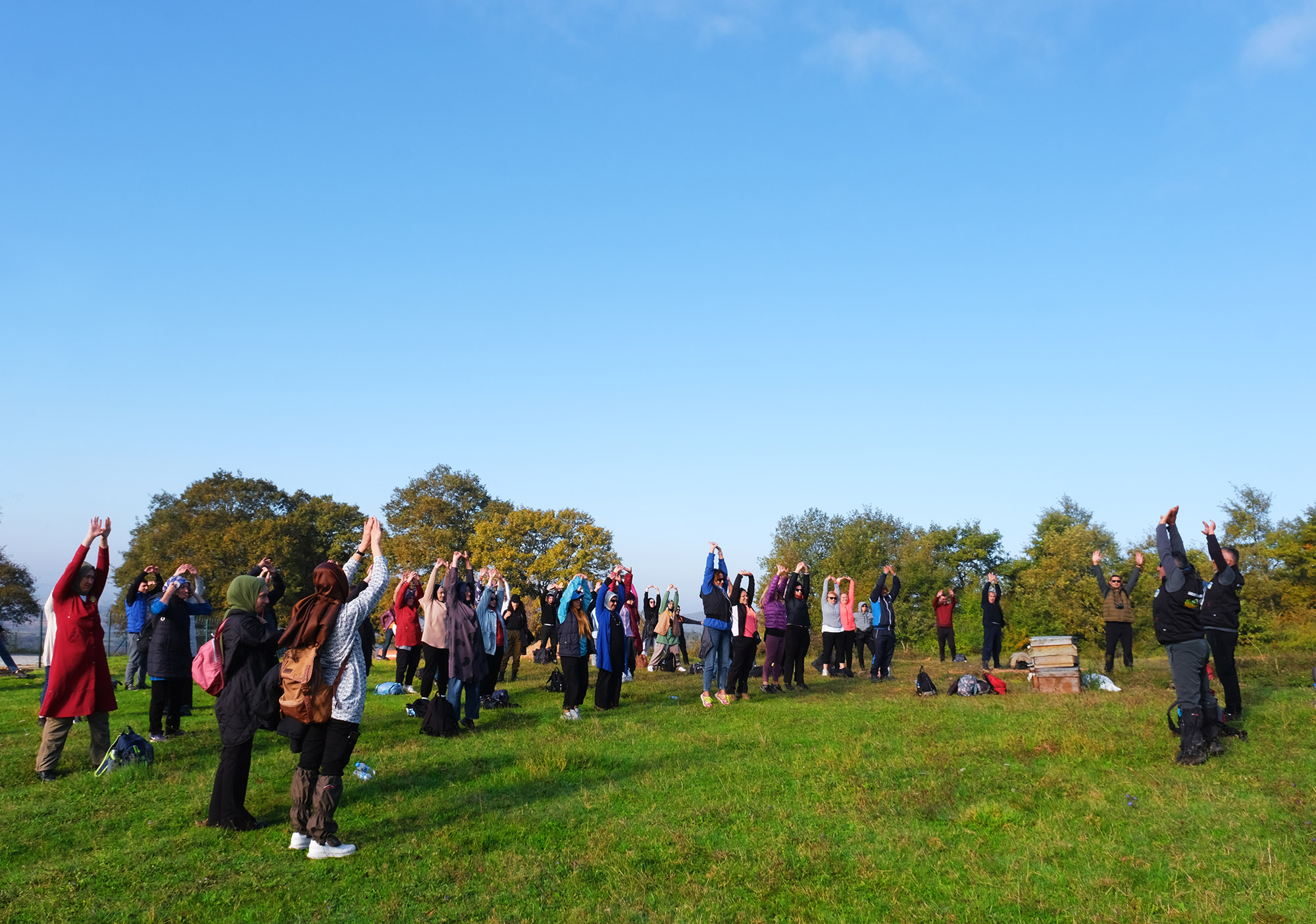 Doğa tutkunları sonbaharın her tonunu keşfetti