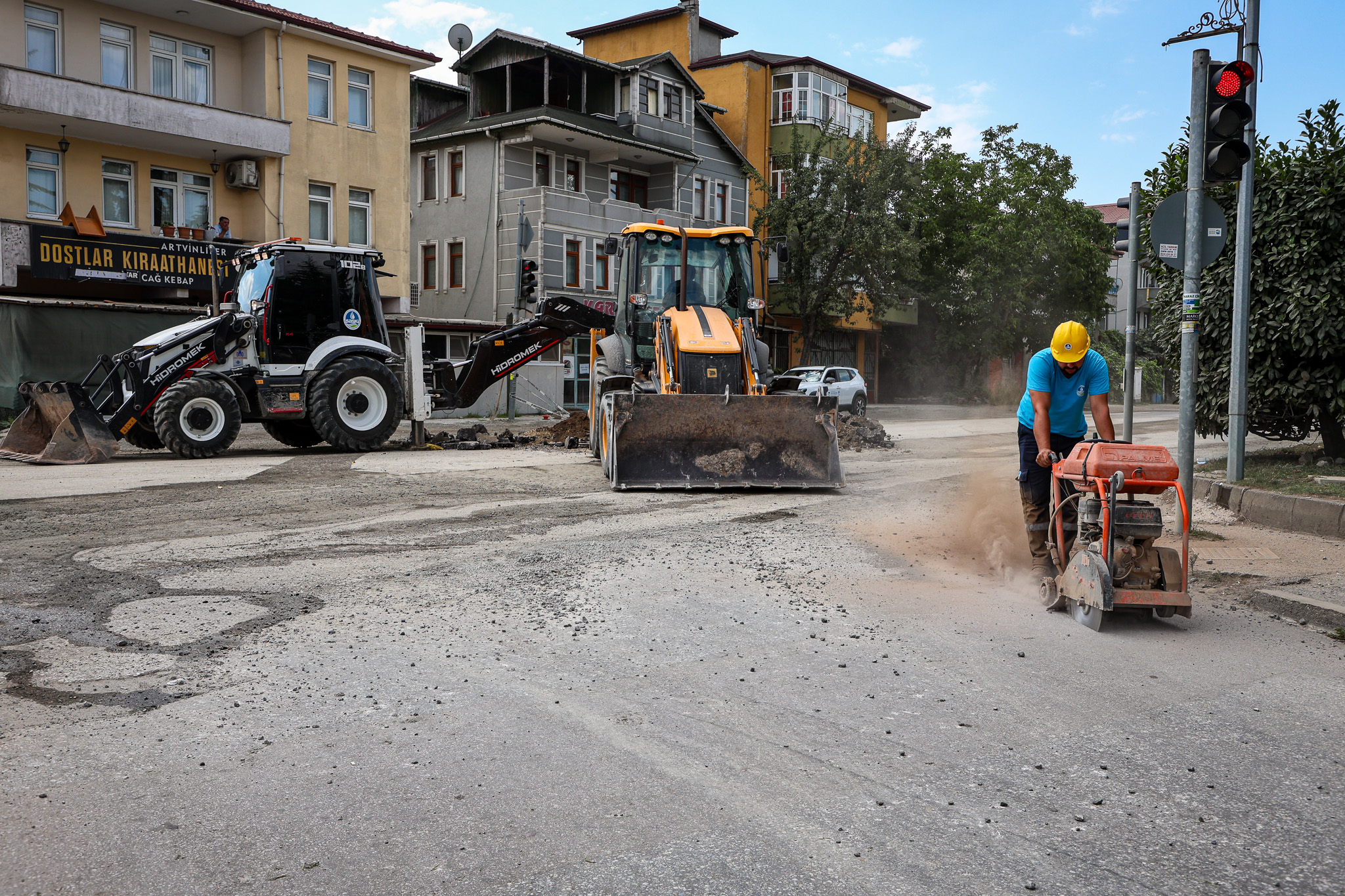 Arifiye Atatürk Caddesi’nin 12 kilometrelik altyapı projesinde sona gelindi, asfalt için hazırlıklar başladı
