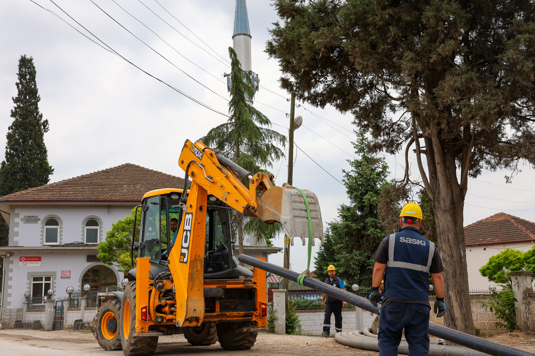 Akçakamış’a 5 bin 500 metrelik yeni içme suyu hattı
