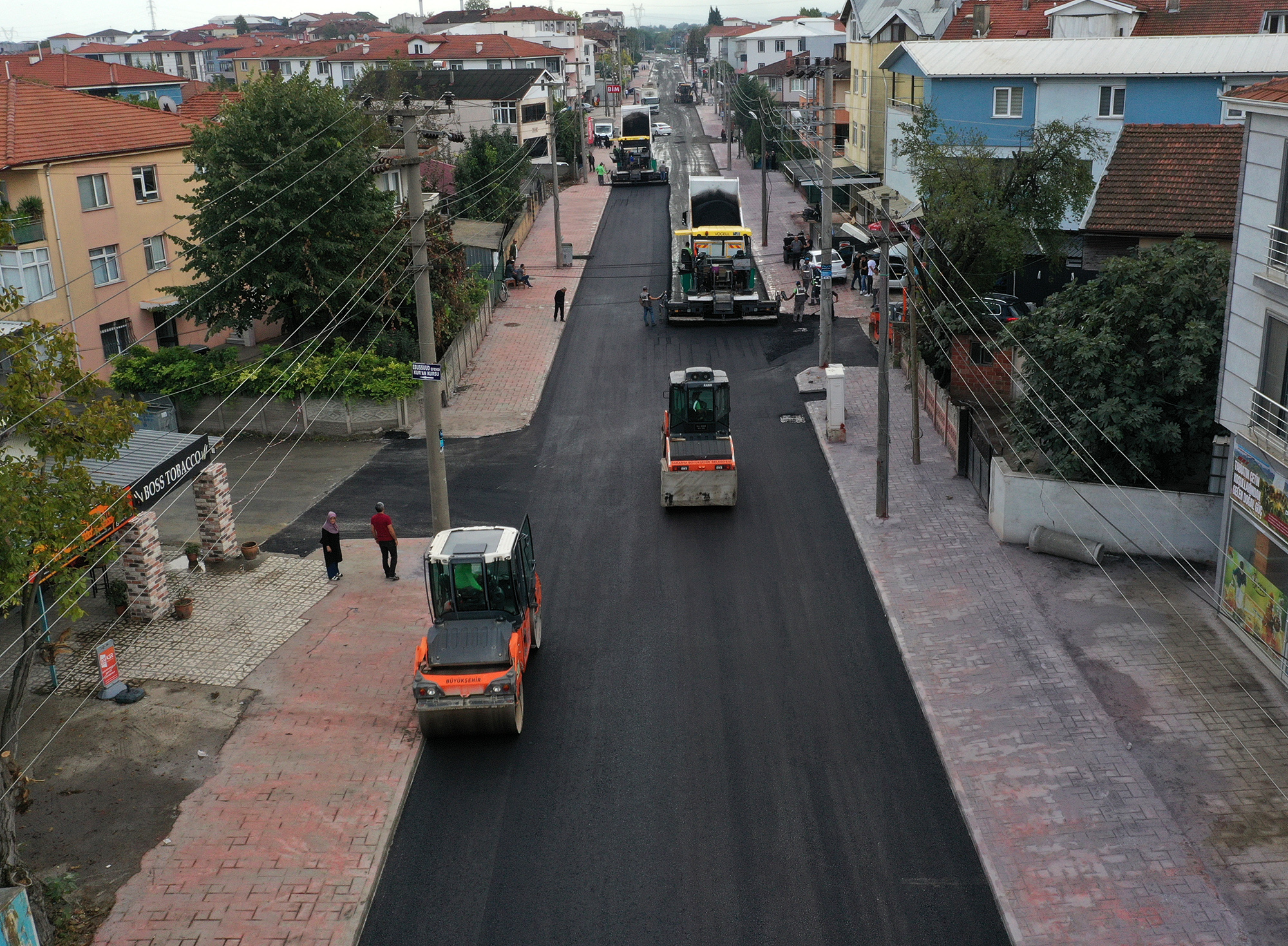 Küpçüler’in çehresini değiştiren ulaşım hamlesi: 750 metrelik hatta son dokunuş