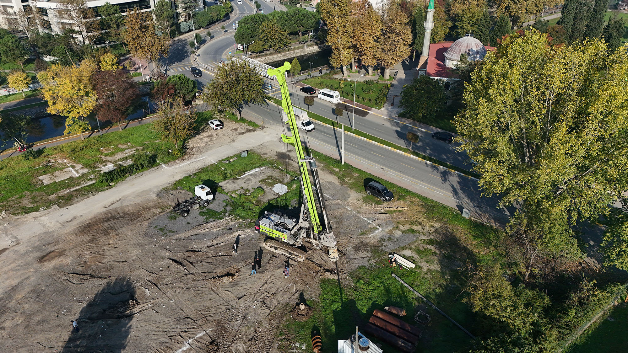 1 milyon kitaplı Şehir Kütüphanesi için ilk kazma vuruldu