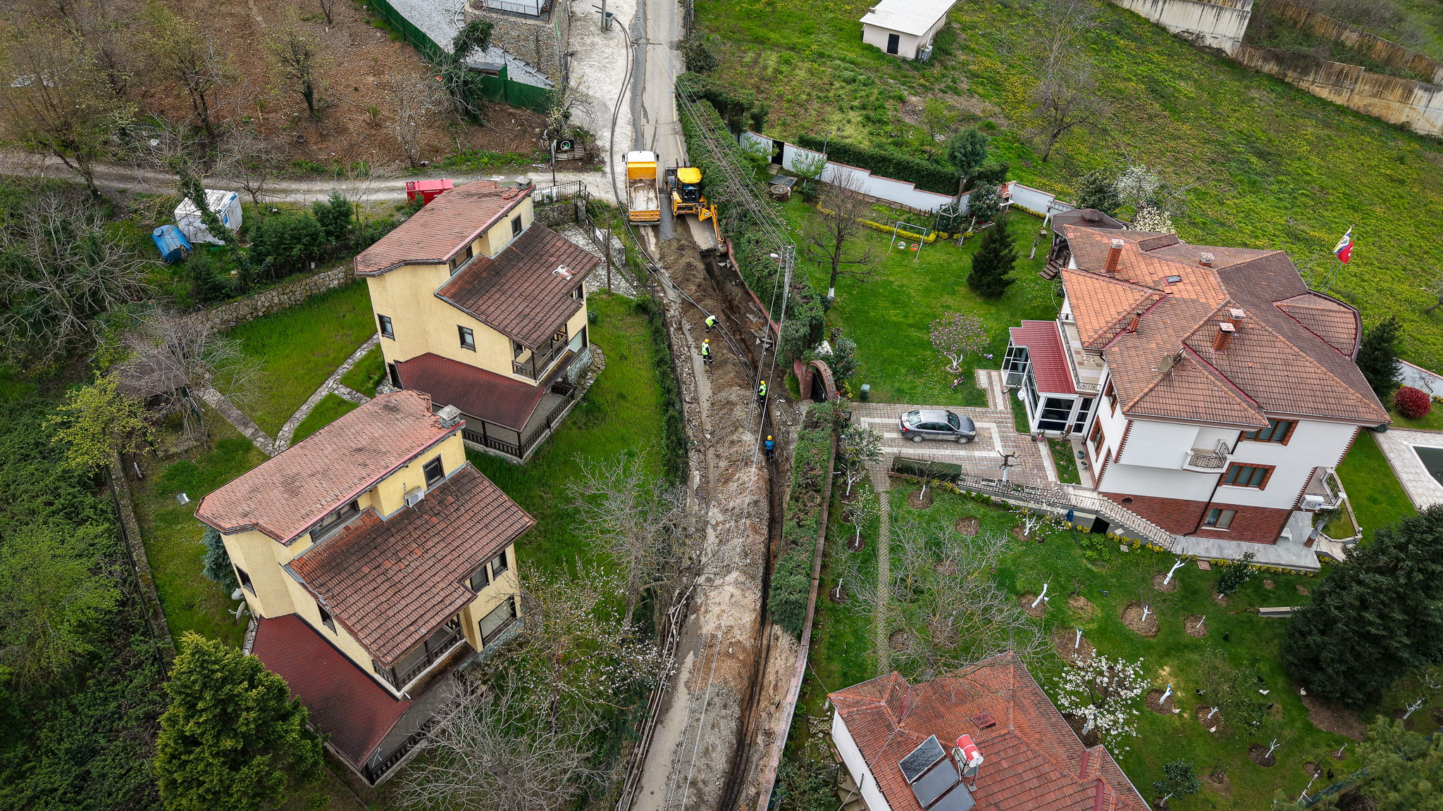 Sapanca’da Kuruçeşme’nin içme suyu hattı yenilendi