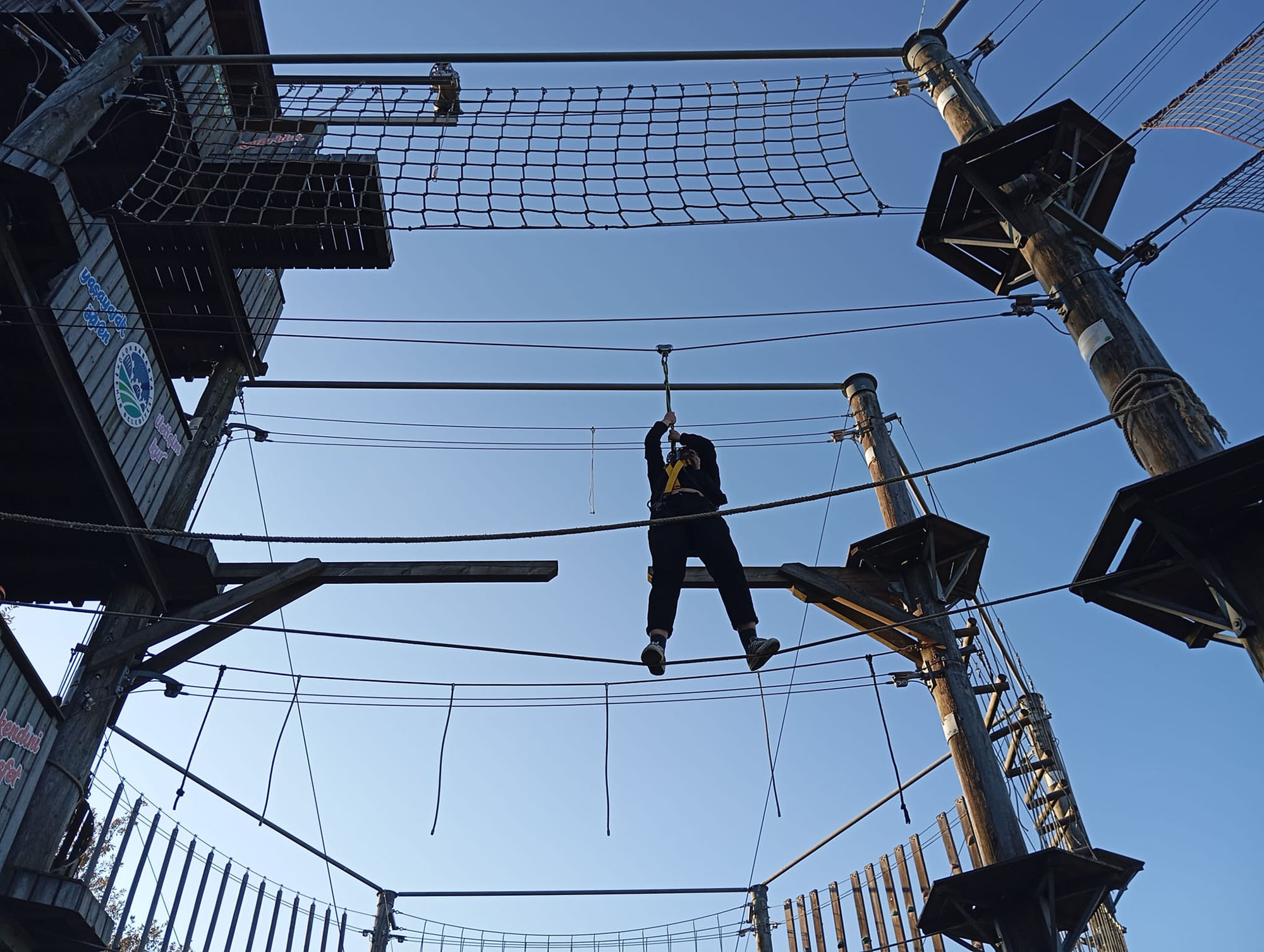 Macera Parkı’nda adrenalini ve eğlenceyi bir arada yaşadılar